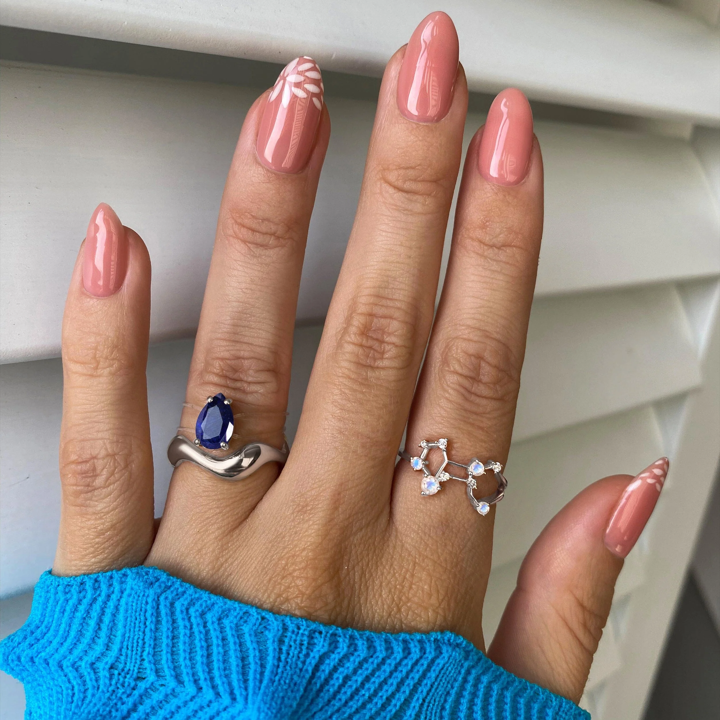 Moonstone Ring - Virgo Zodiac Constellation - Image 3