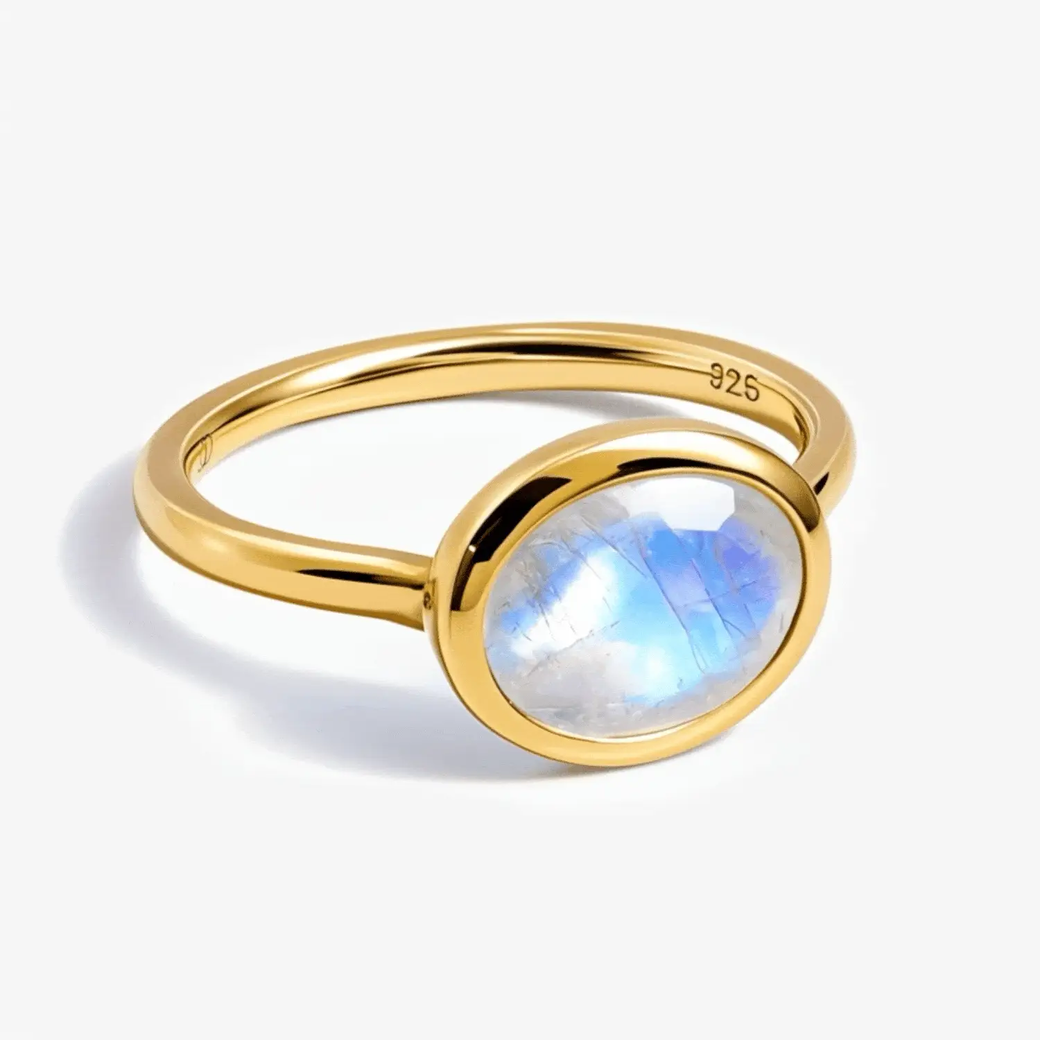 Moonstone Skin Touch Ring & Waves Band - Image 10