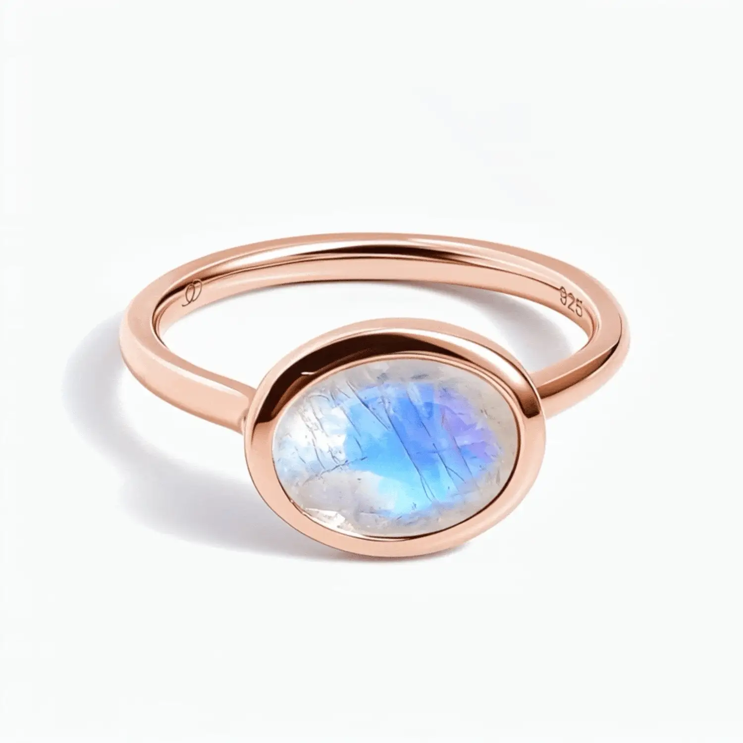 Moonstone Skin Touch Ring & Waves Band - Image 12