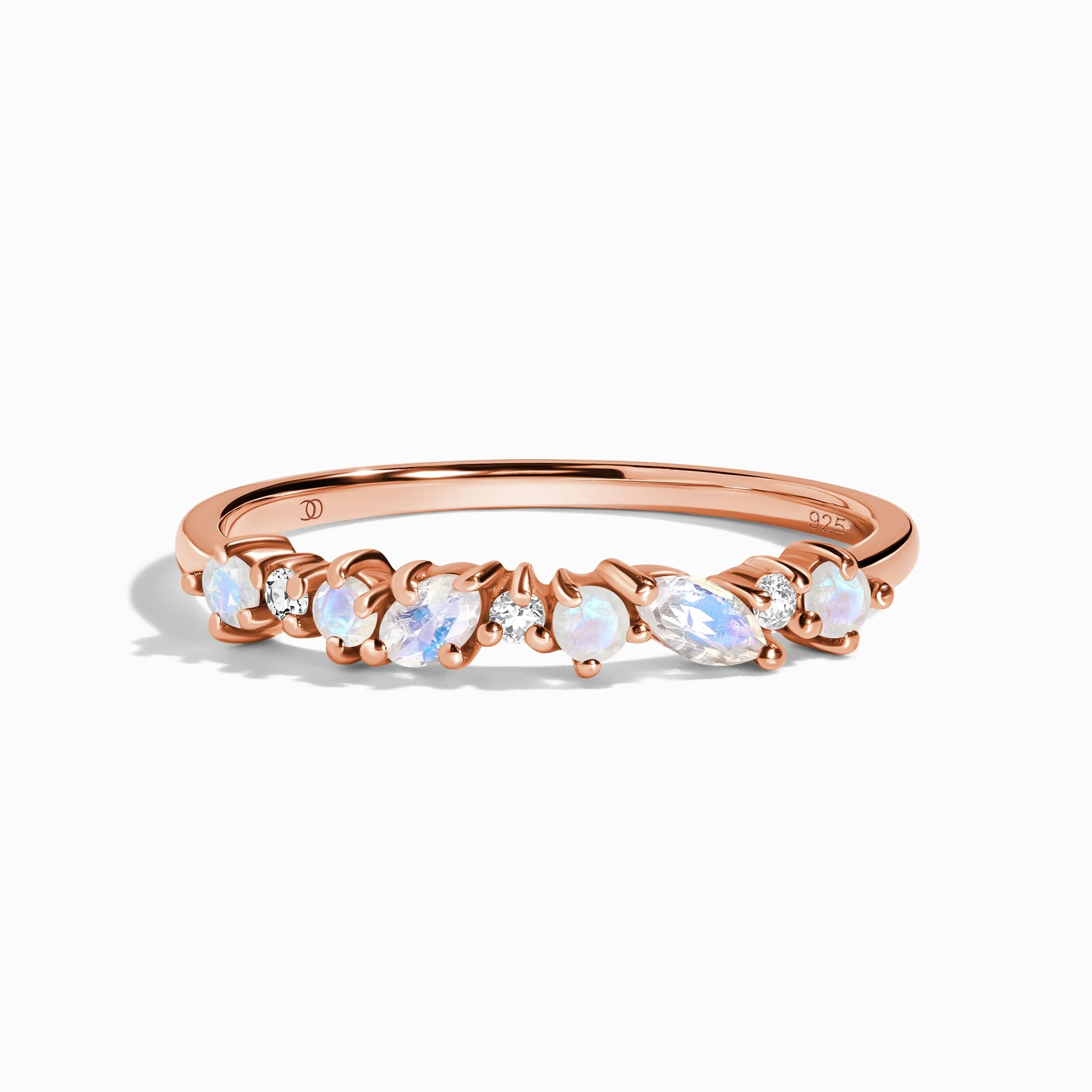 Moonstone White Zircon Ring - Grace - Image 3