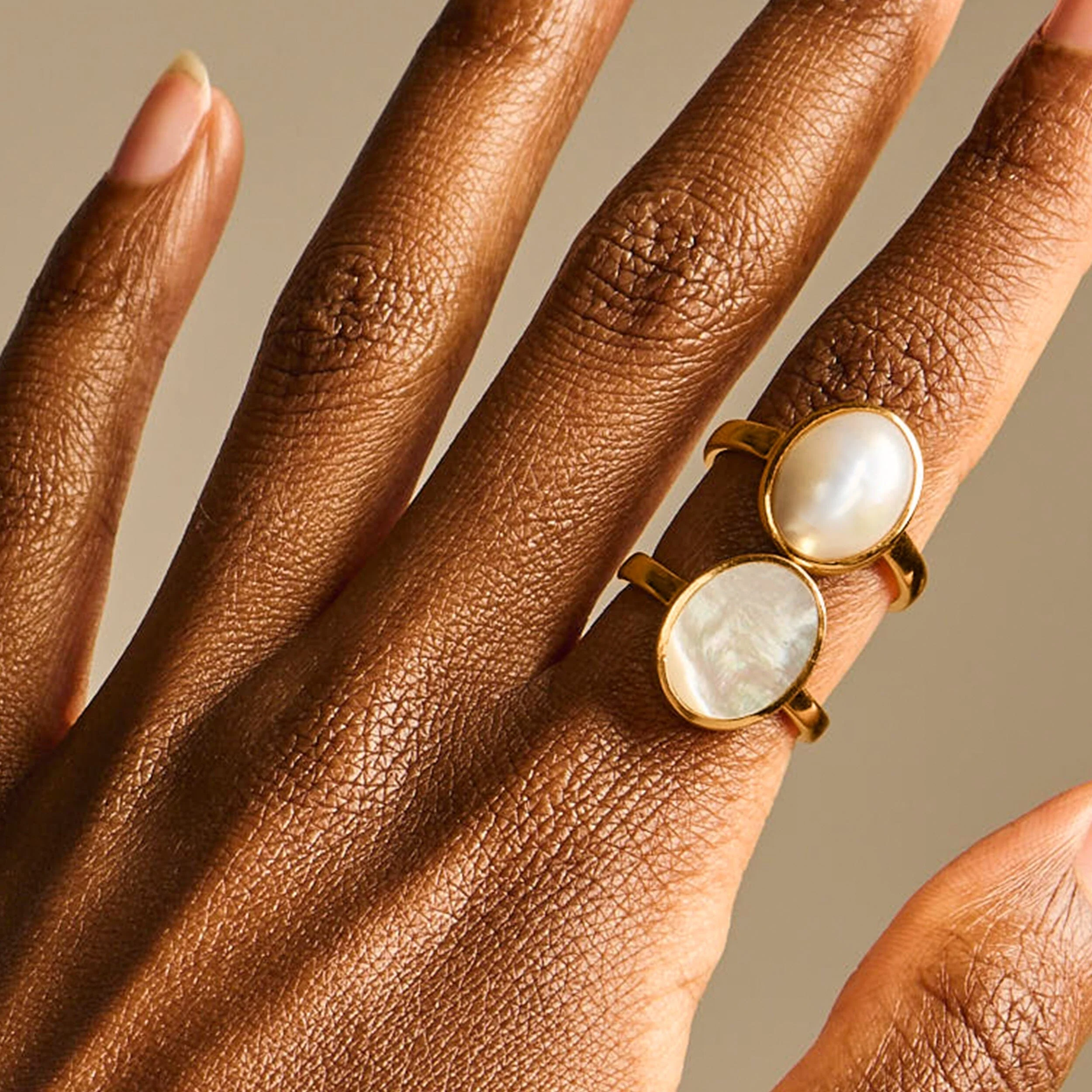 Mother of Pearl Ring - Enfolded - Image 16
