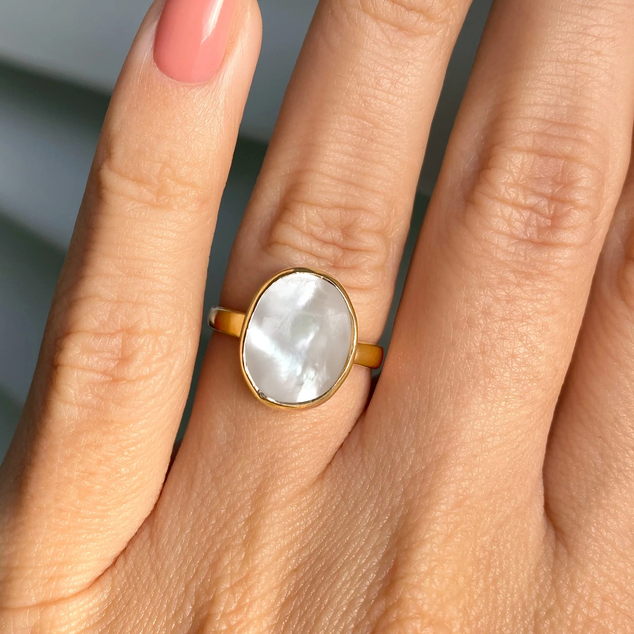 Mother of Pearl Ring - Enfolded - Image 23