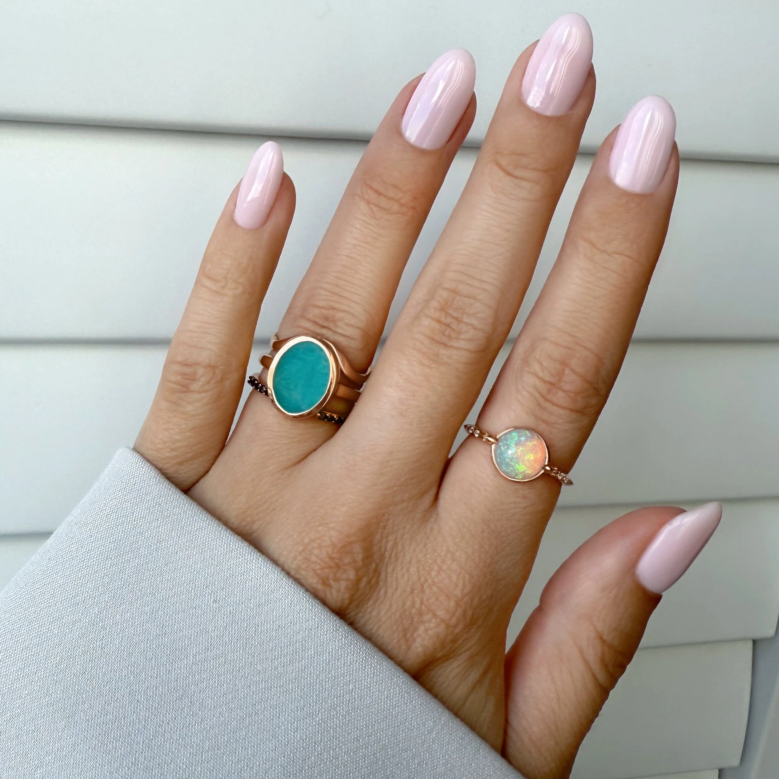 Opal Energy Ring - Positivity Engraved - Image 11