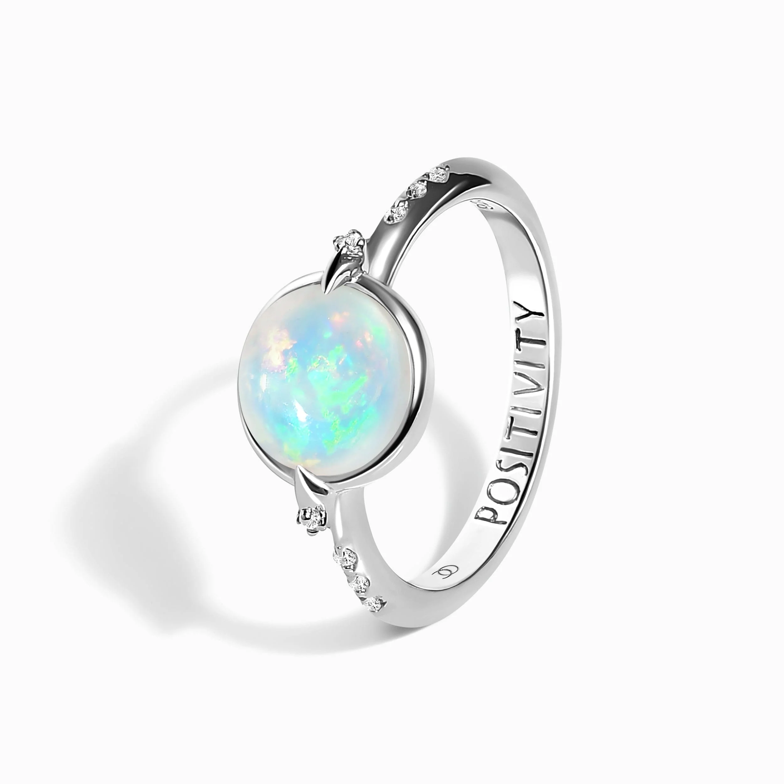 Opal Energy Ring - Positivity Engraved - Image 9