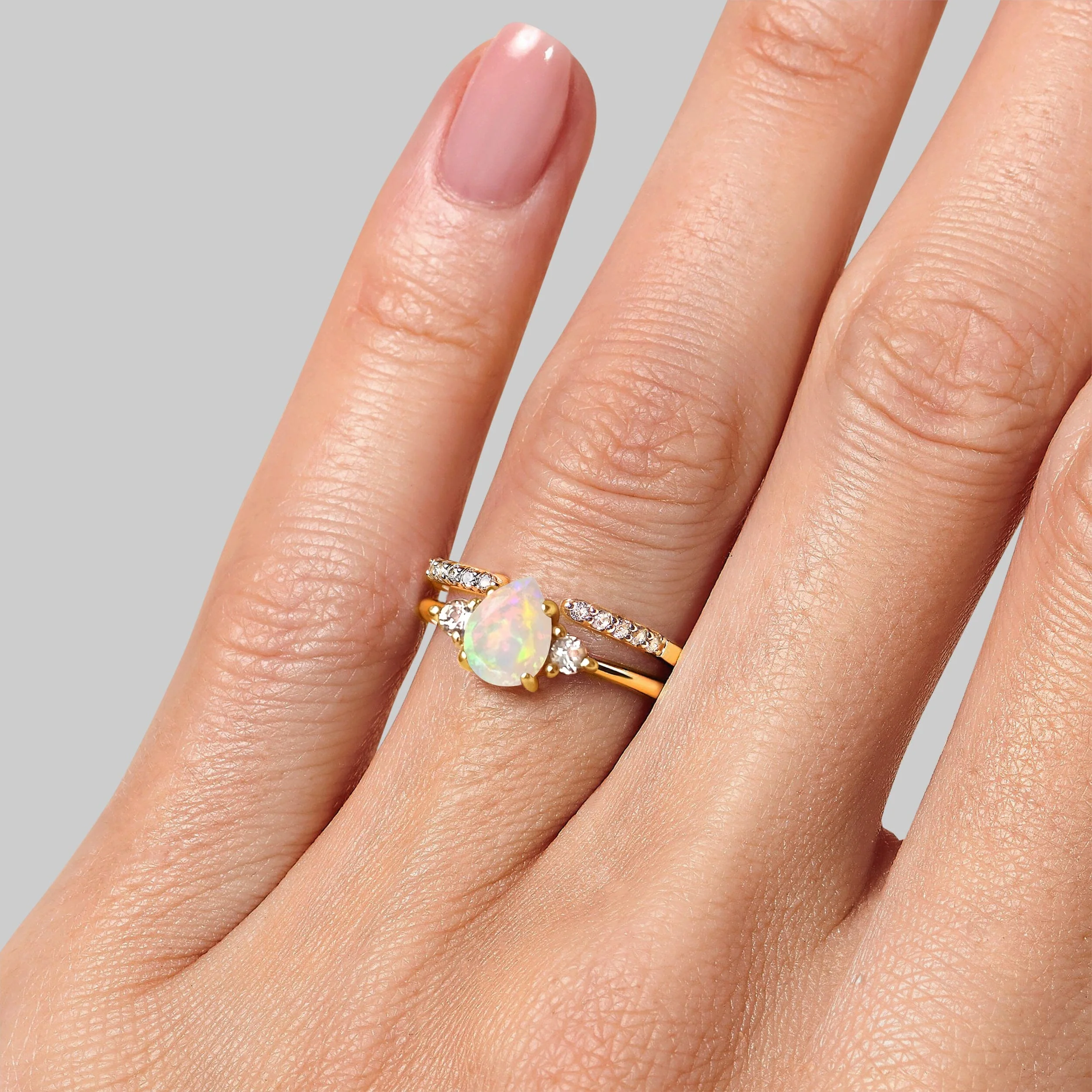 Opal Lania Ring & Twinkling Band - Image 6