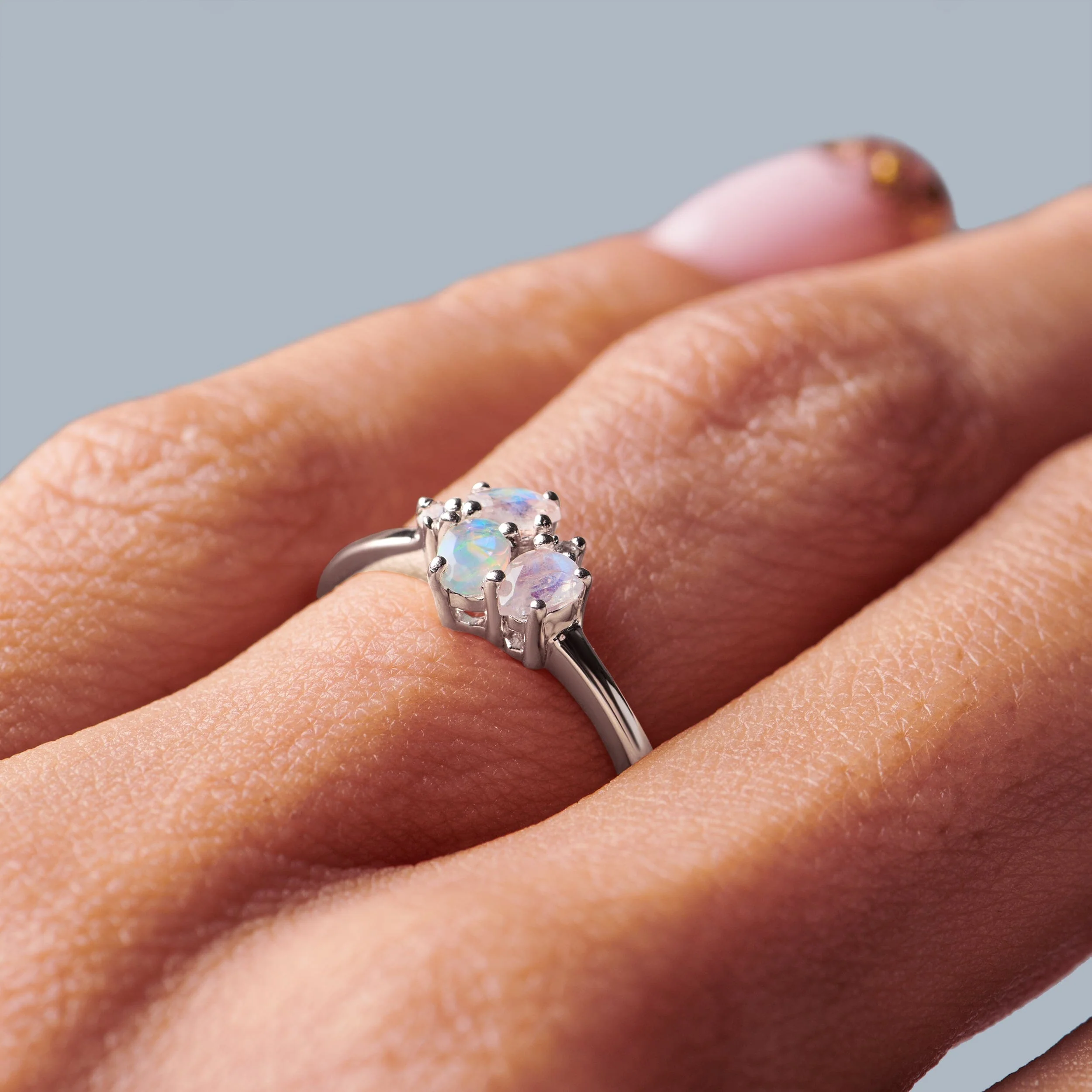 Opal Moonstone Ring - Orion - Image 11