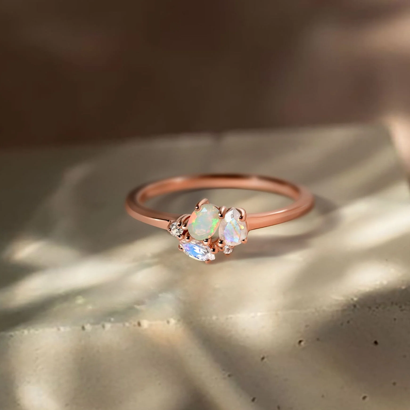 Opal Moonstone Ring - Orion - Image 14