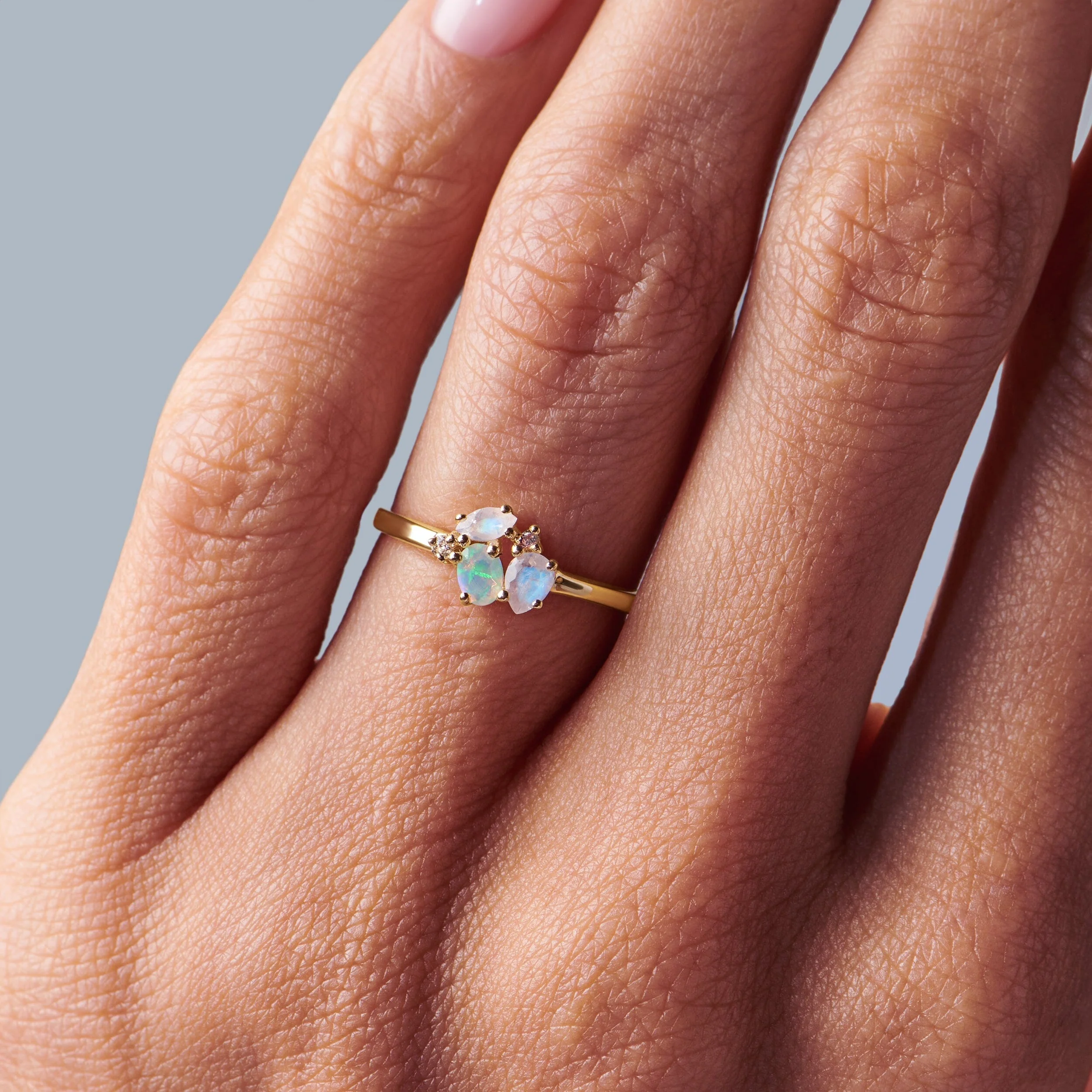 Opal Moonstone Ring - Orion - Image 6