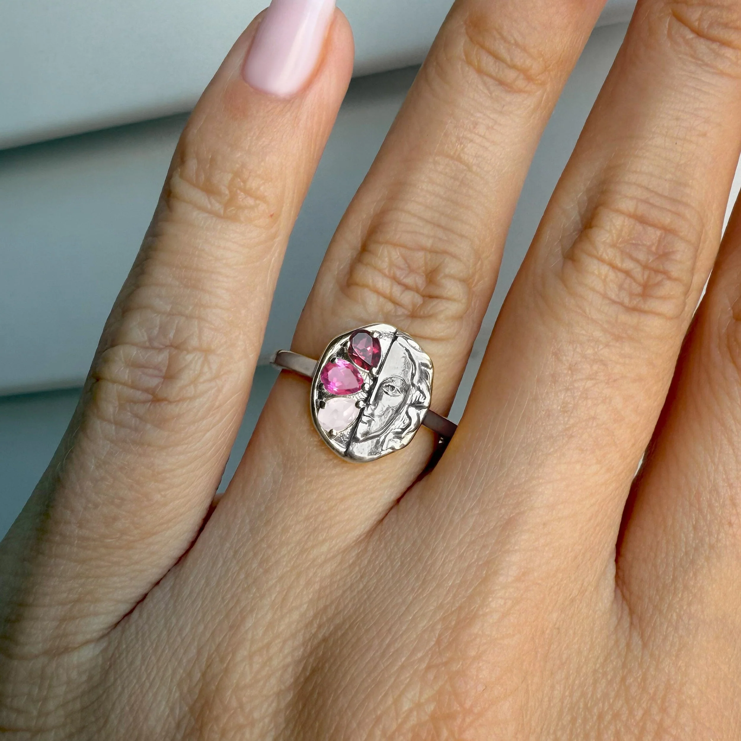 Pink Gradient Ring - Goddess - Image 2