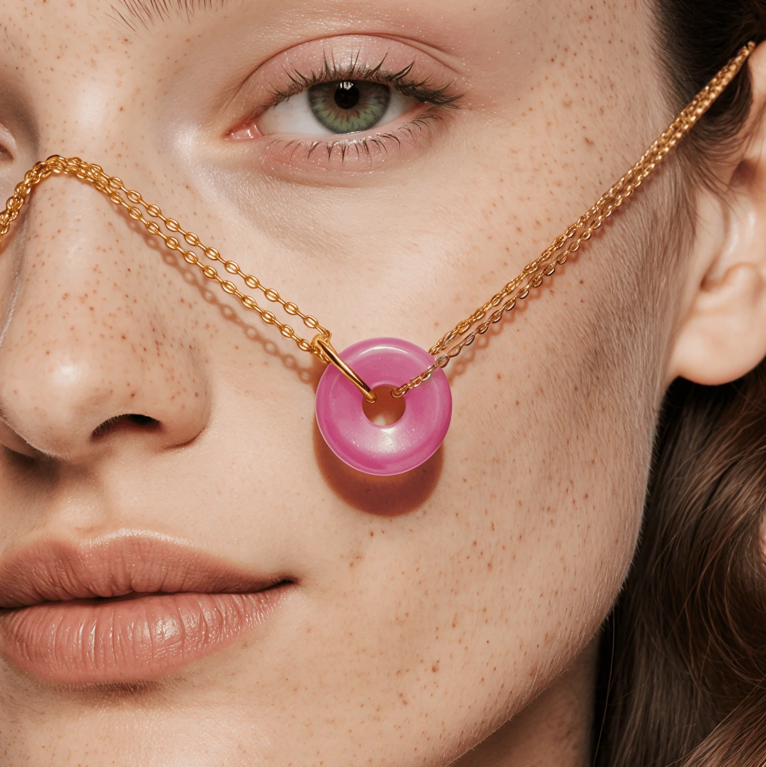 Pink Quartz Necklace - Ora - Image 18