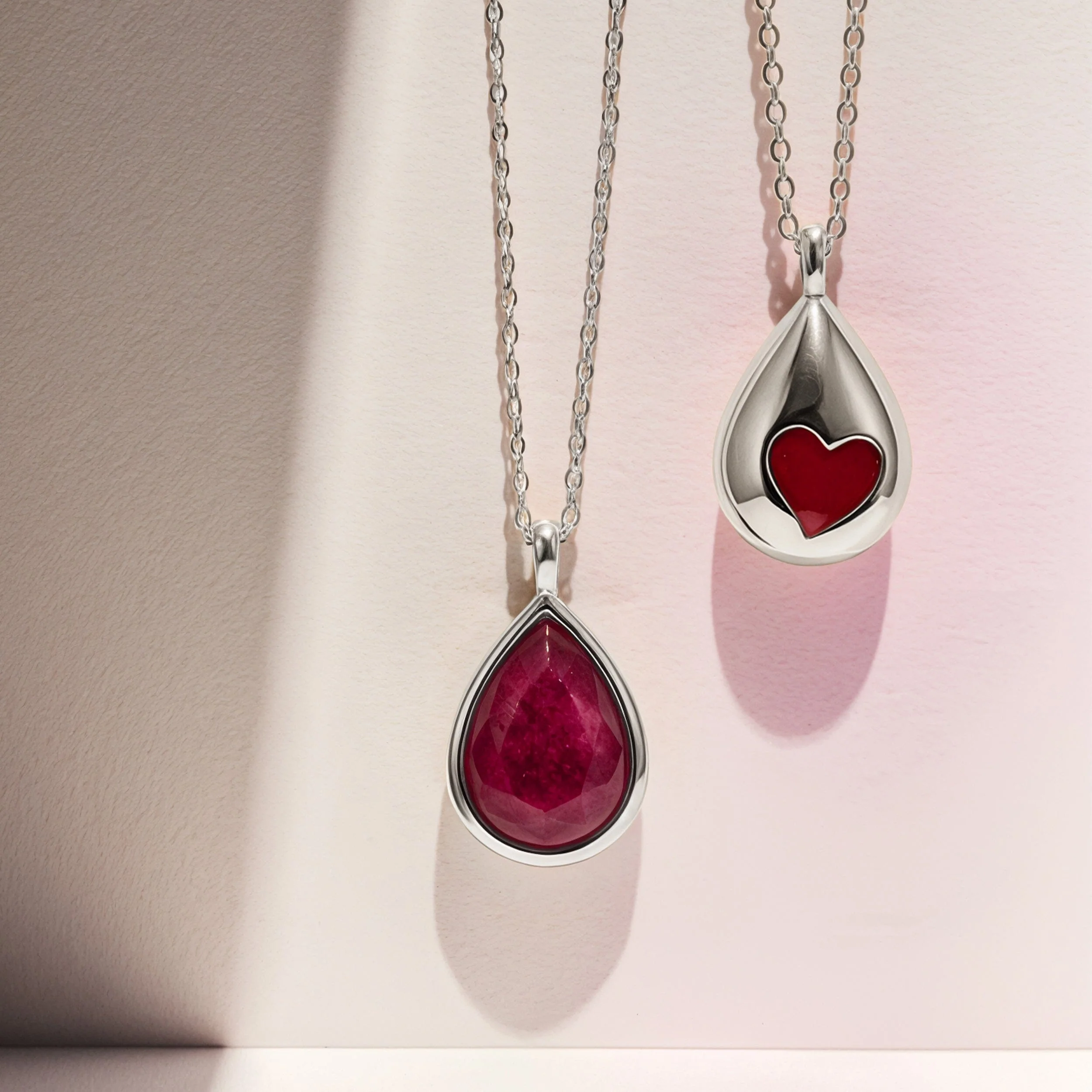 Pink Quartz Necklace - Hidden Heart - Image 26