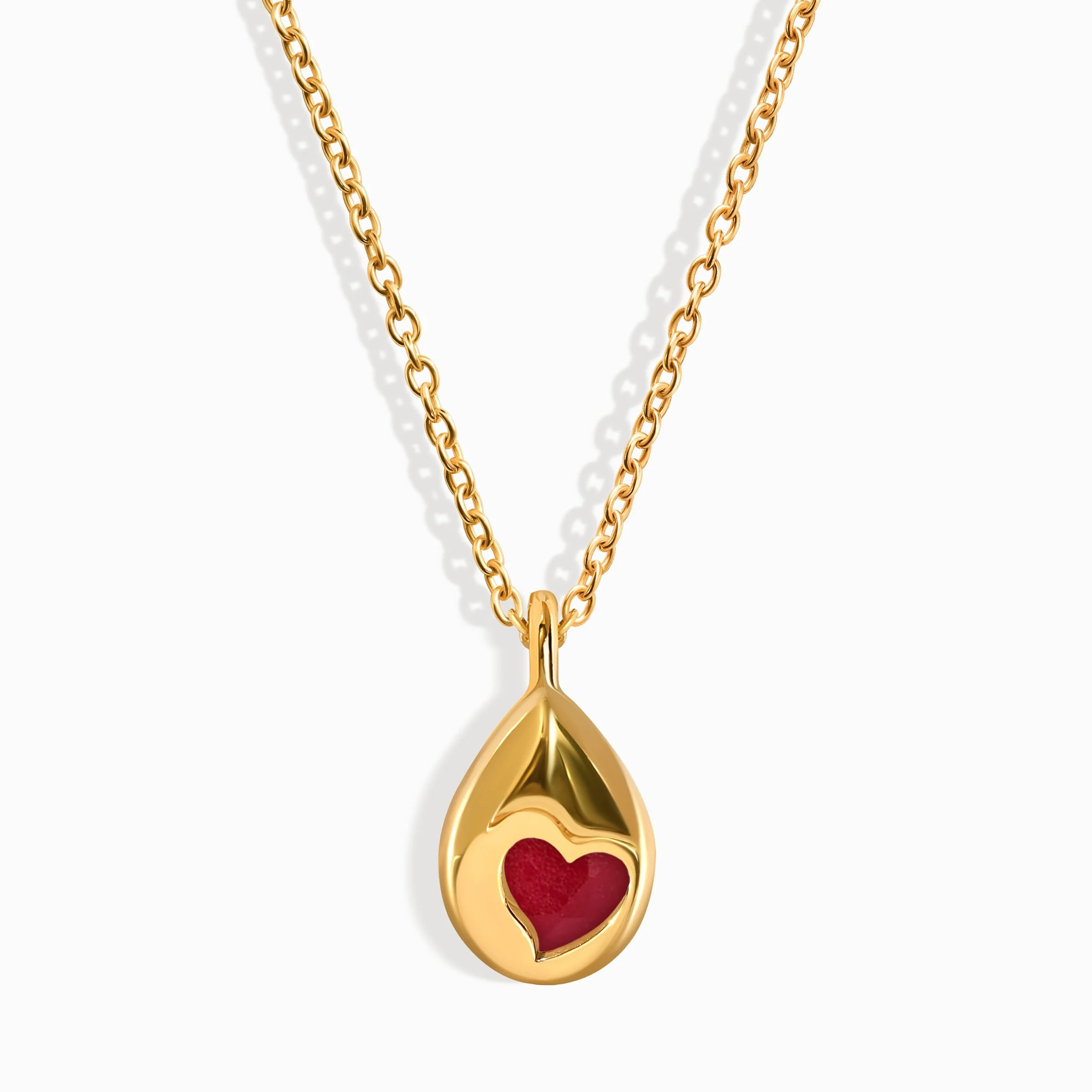 Pink Quartz Necklace - Hidden Heart - Image 15