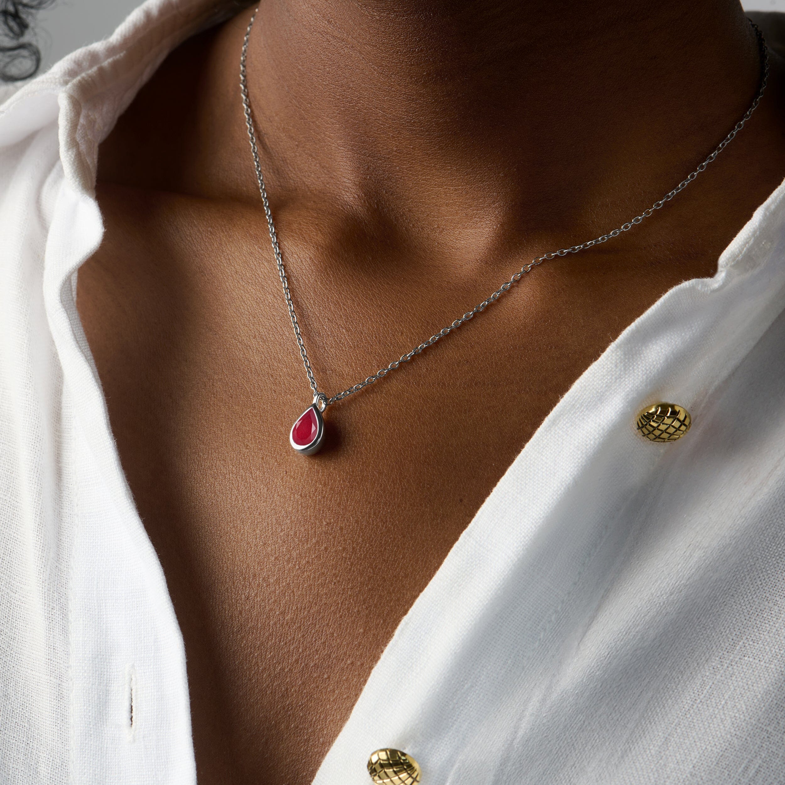 Pink Quartz Necklace - Hidden Heart - Image 20