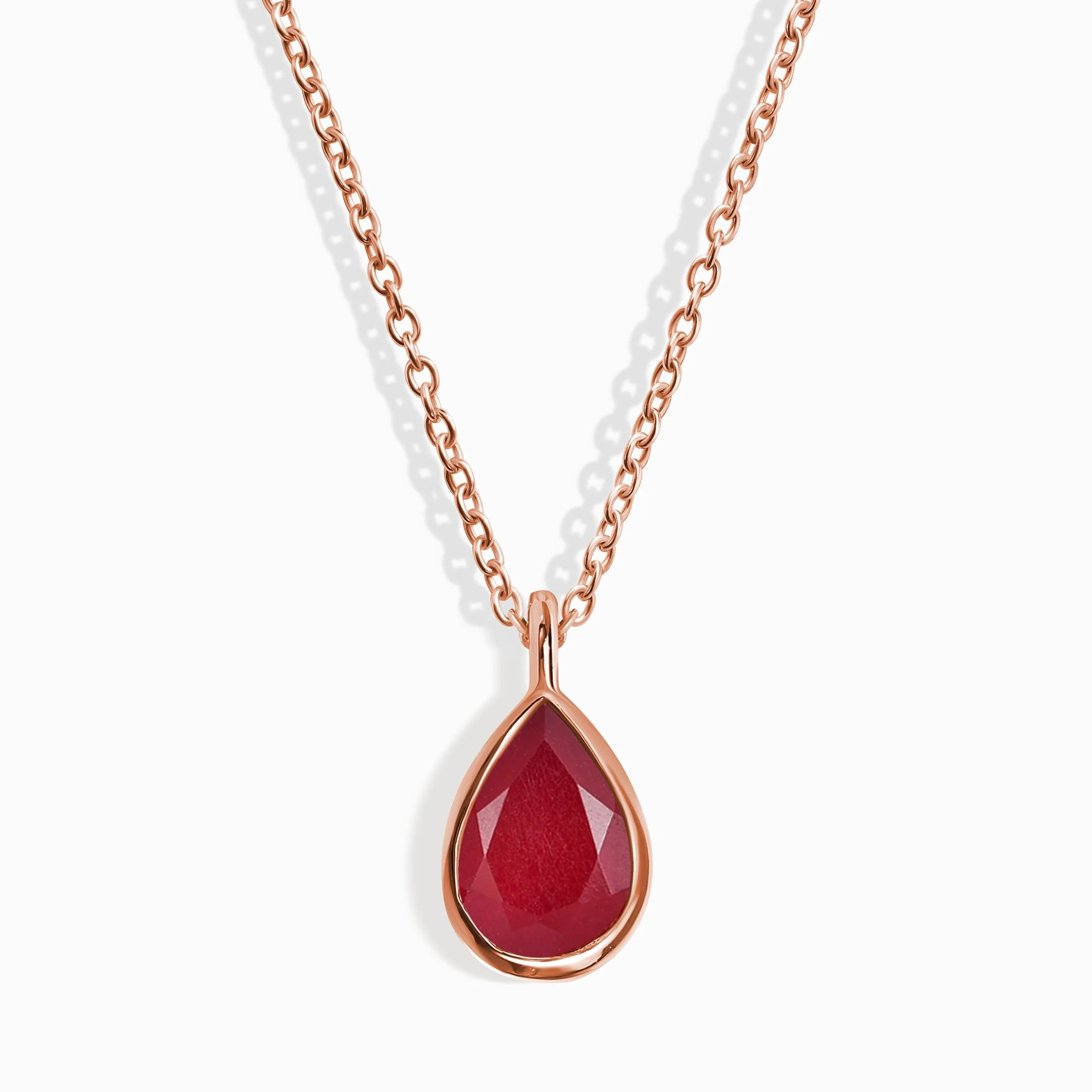 Pink Quartz Necklace - Hidden Heart - Image 3