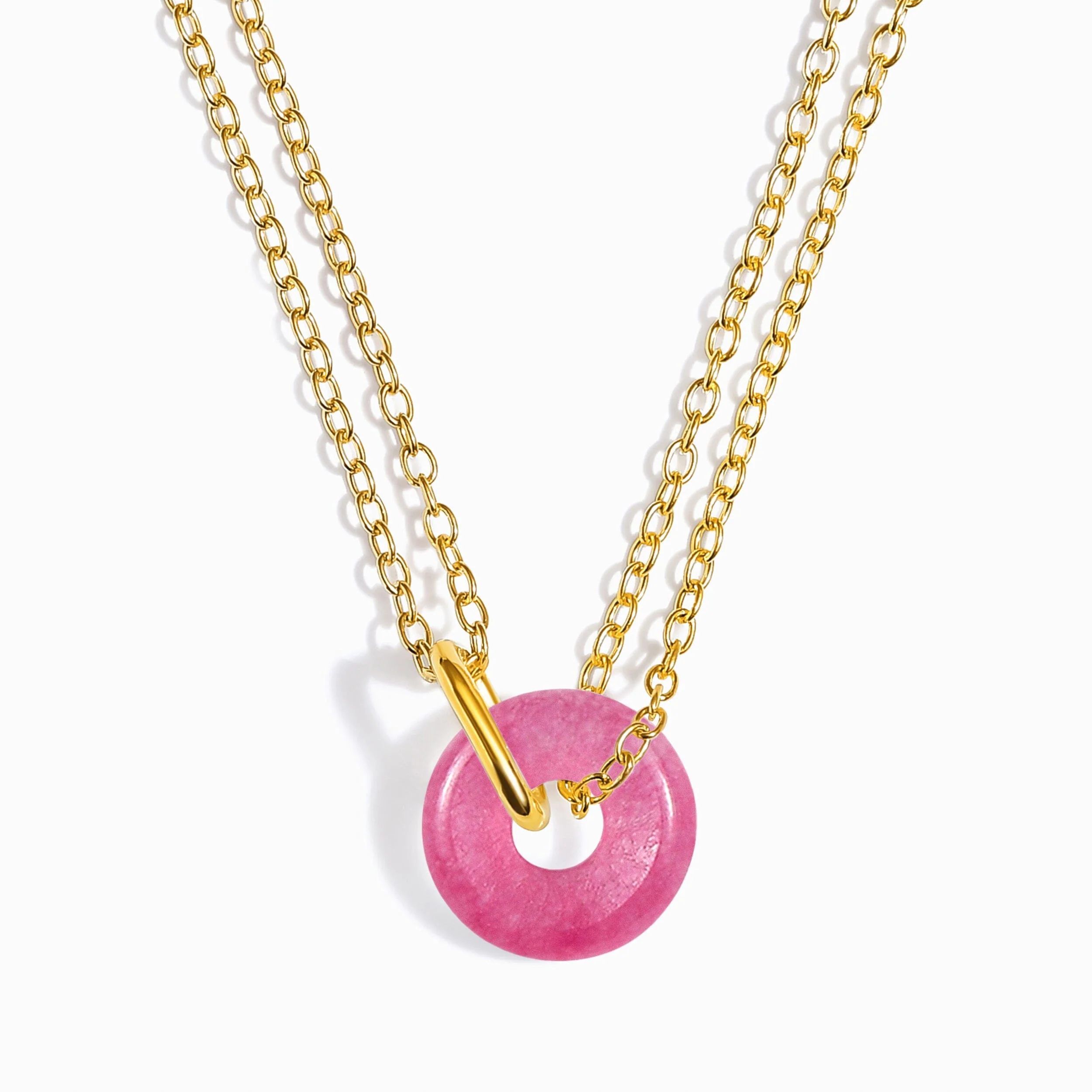 Pink Quartz Necklace - Ora - Image 5