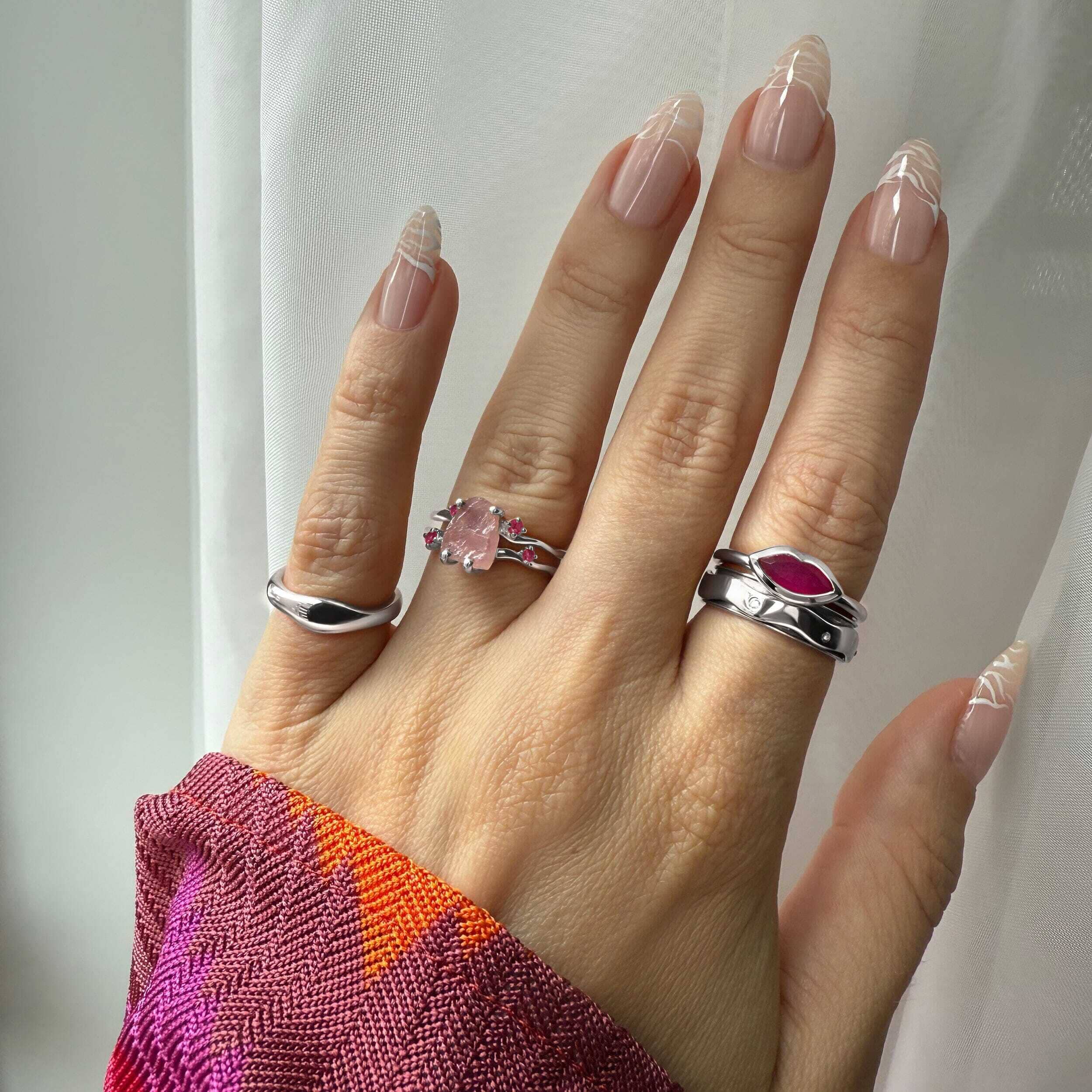 Pink Quartz Ring - Lavish Lips - Image 9