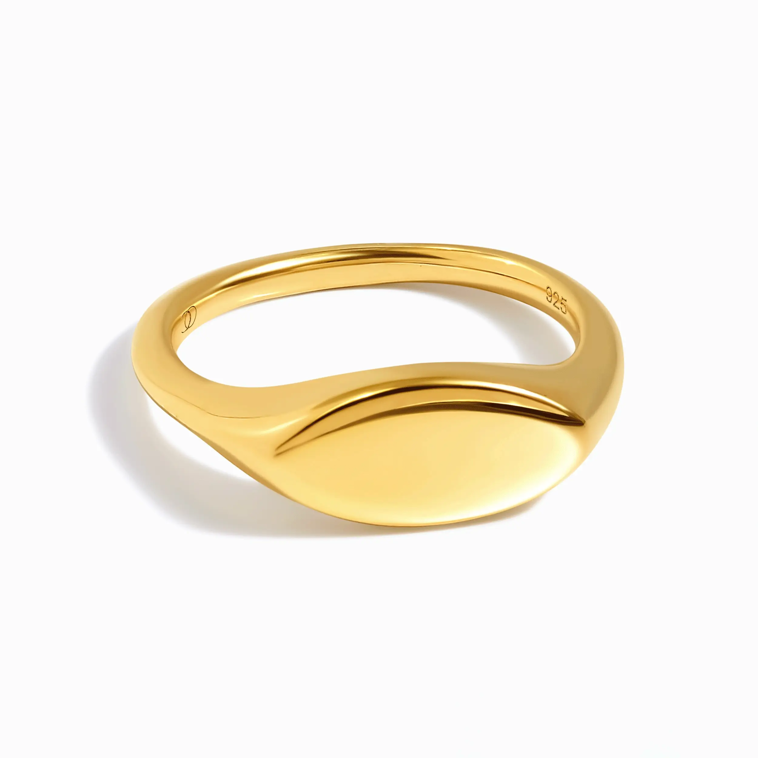 Pinky Ring - Signet Plain - Image 5