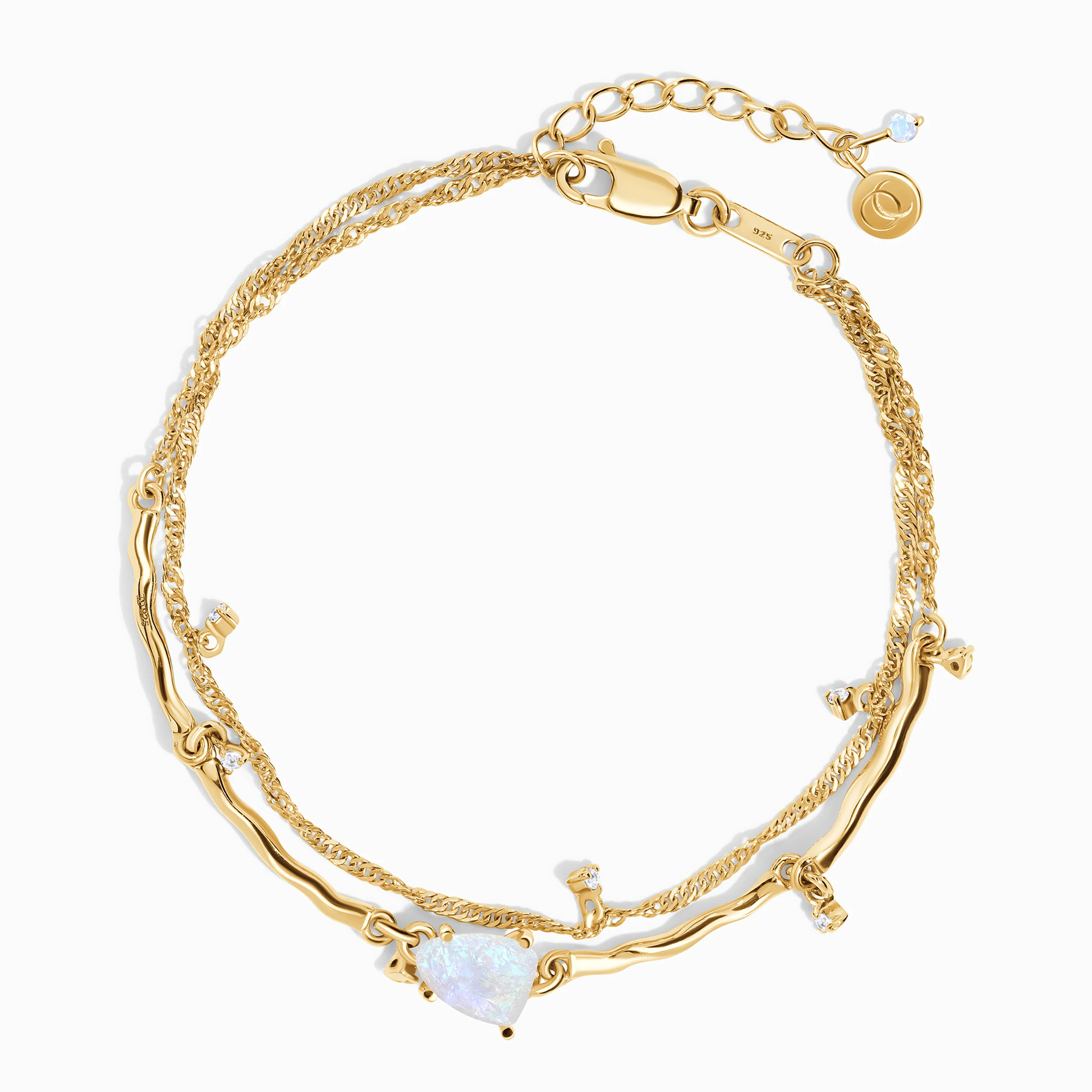 Raw Crystal Bracelet - Flow - Image 5