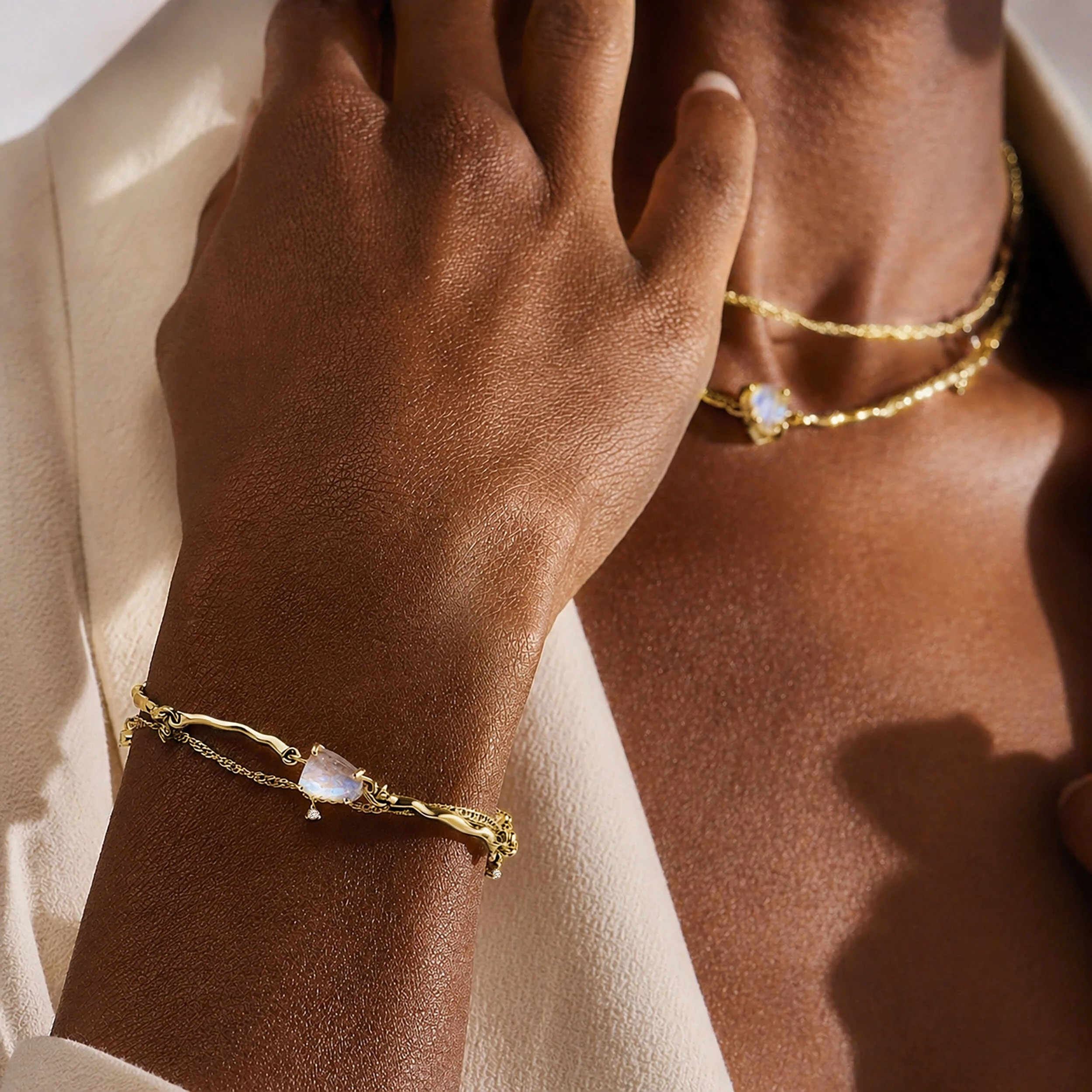 Raw Crystal Bracelet - Flow - Image 6