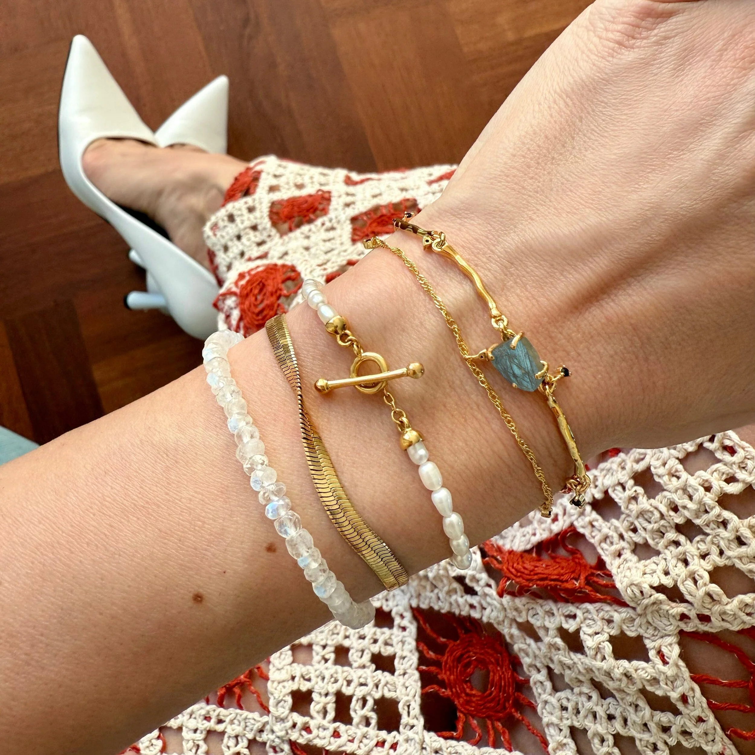 Beads Bracelet - Moonstone - Image 14