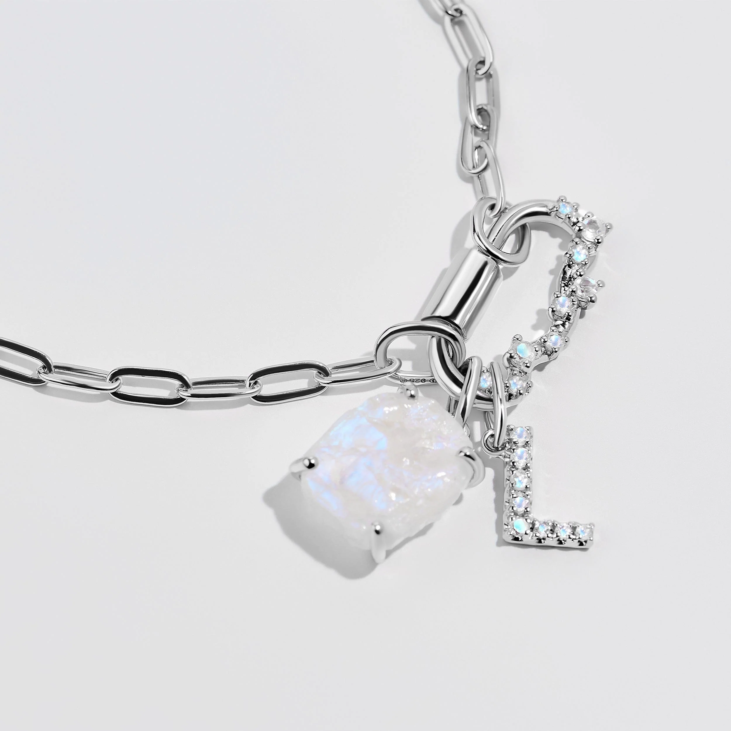 Raw Crystal Charm - Moonstone - Image 3