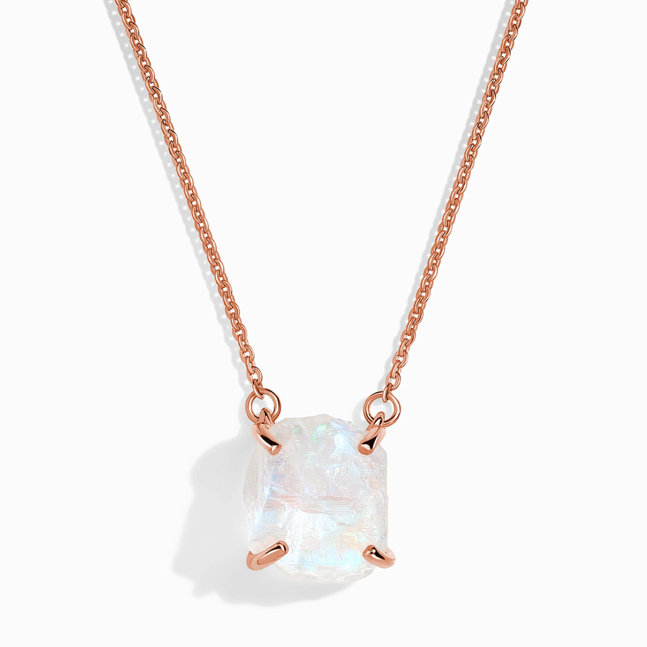Raw Crystal Necklace - Moonstone 'Intuition' - Image 3