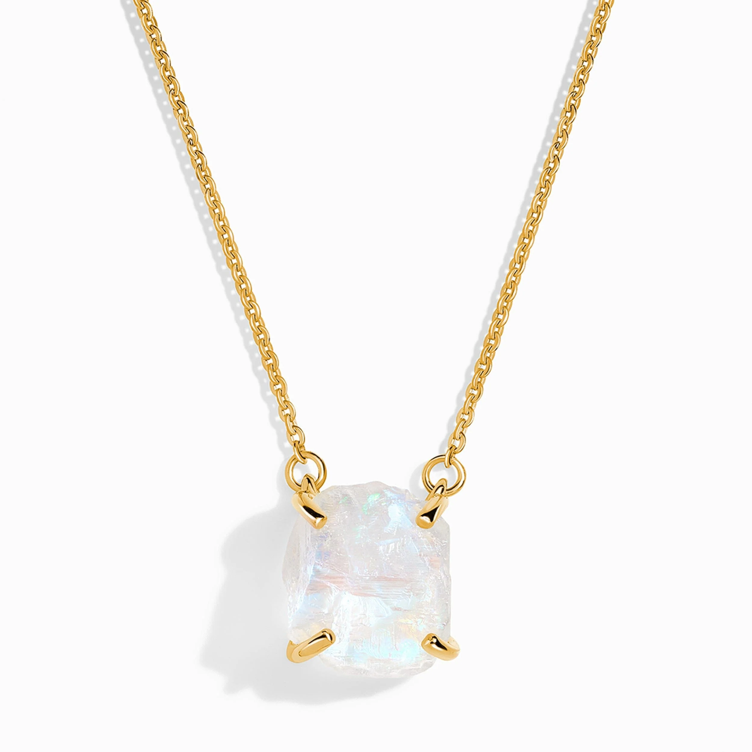 Raw Crystal Necklace - Moonstone 'Intuition' - Image 5