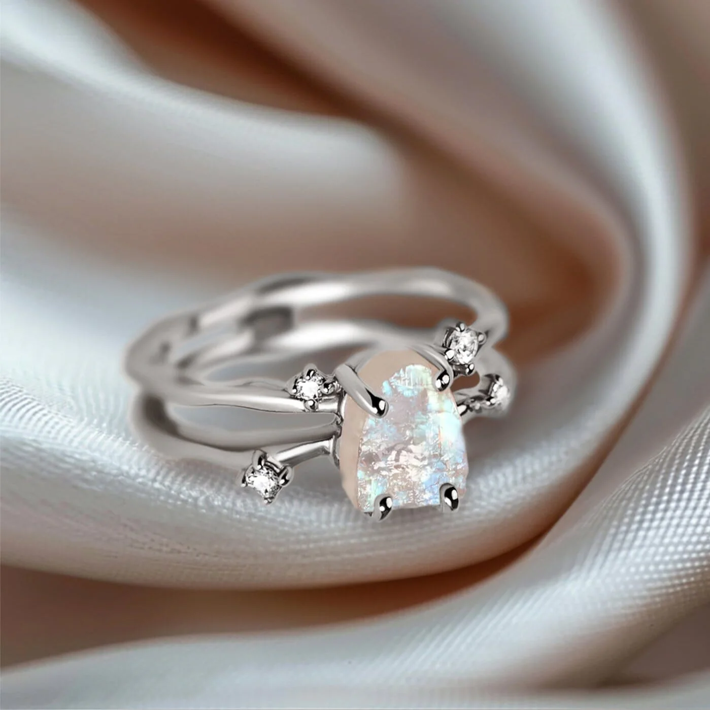 Raw Crystal Ring - Flow - Image 23