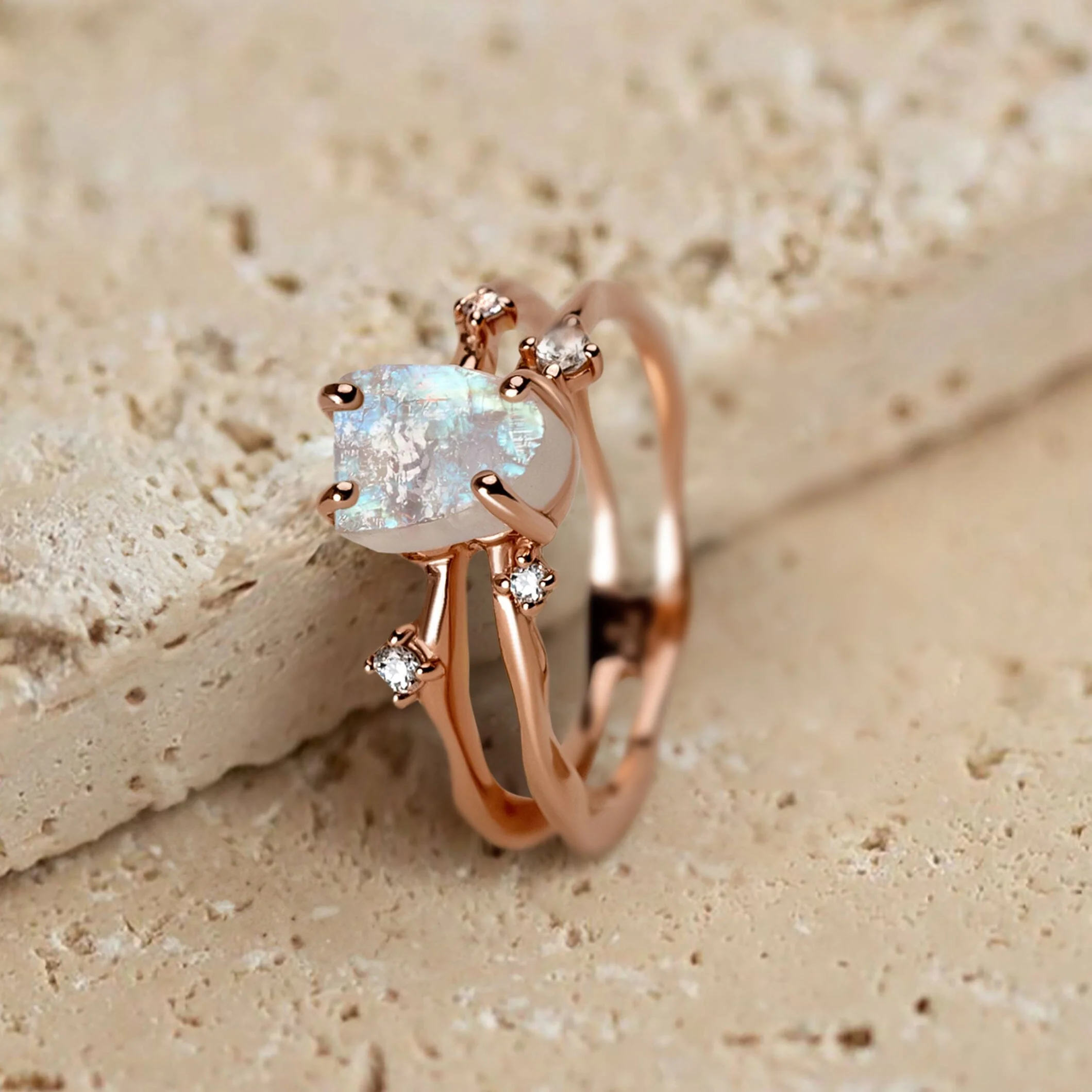 Raw Crystal Ring - Flow - Image 40