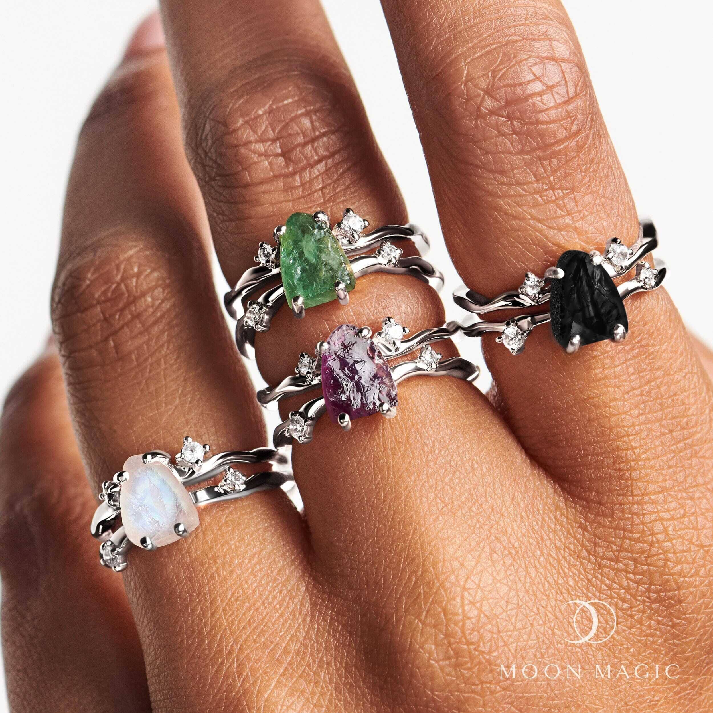 Raw Crystal Ring - Flow Amethyst - Image 20