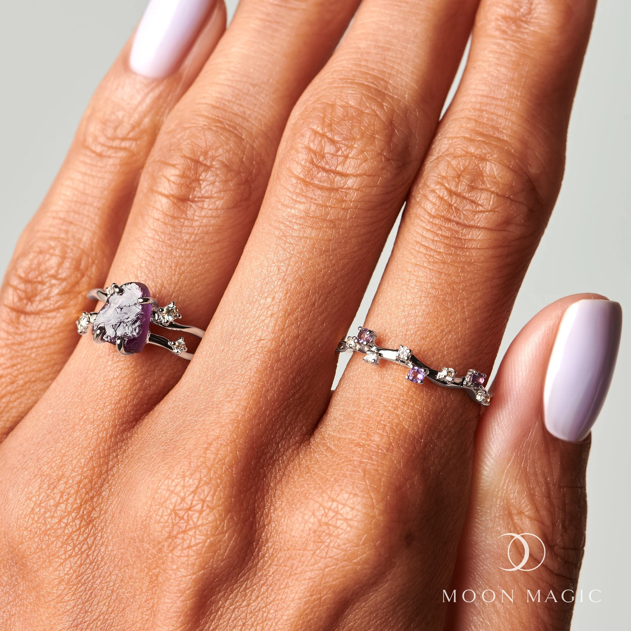 Raw Crystal Ring - Flow Amethyst - Image 29