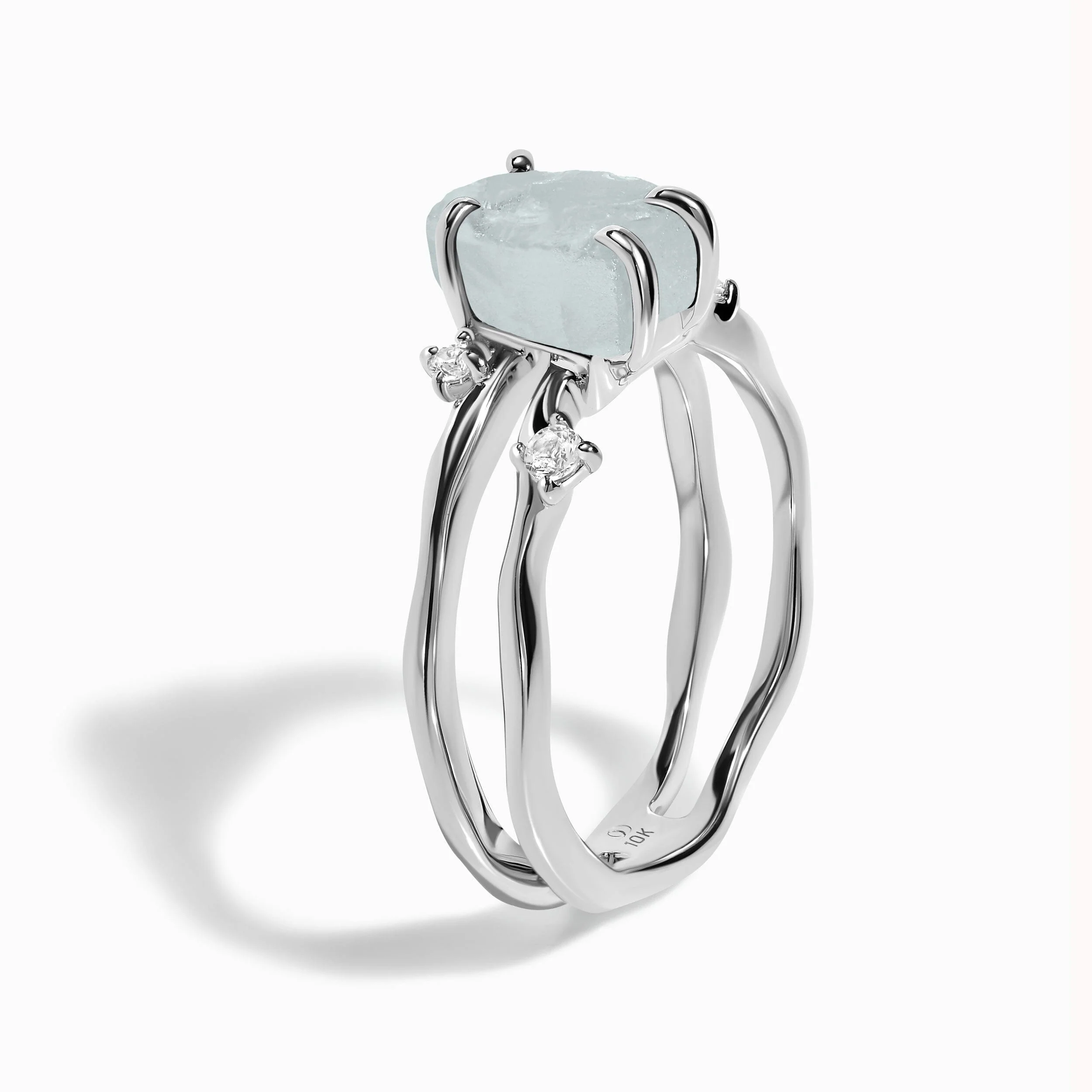 Raw Crystal Ring - Flow Aquamarine - Image 27