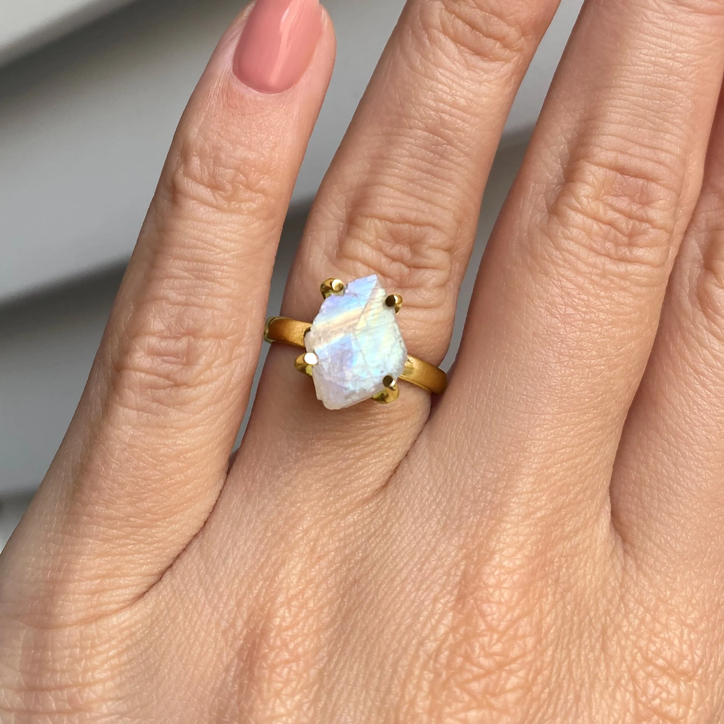 Raw Crystal Ring - Raw Crystal Moonstone - Image 22