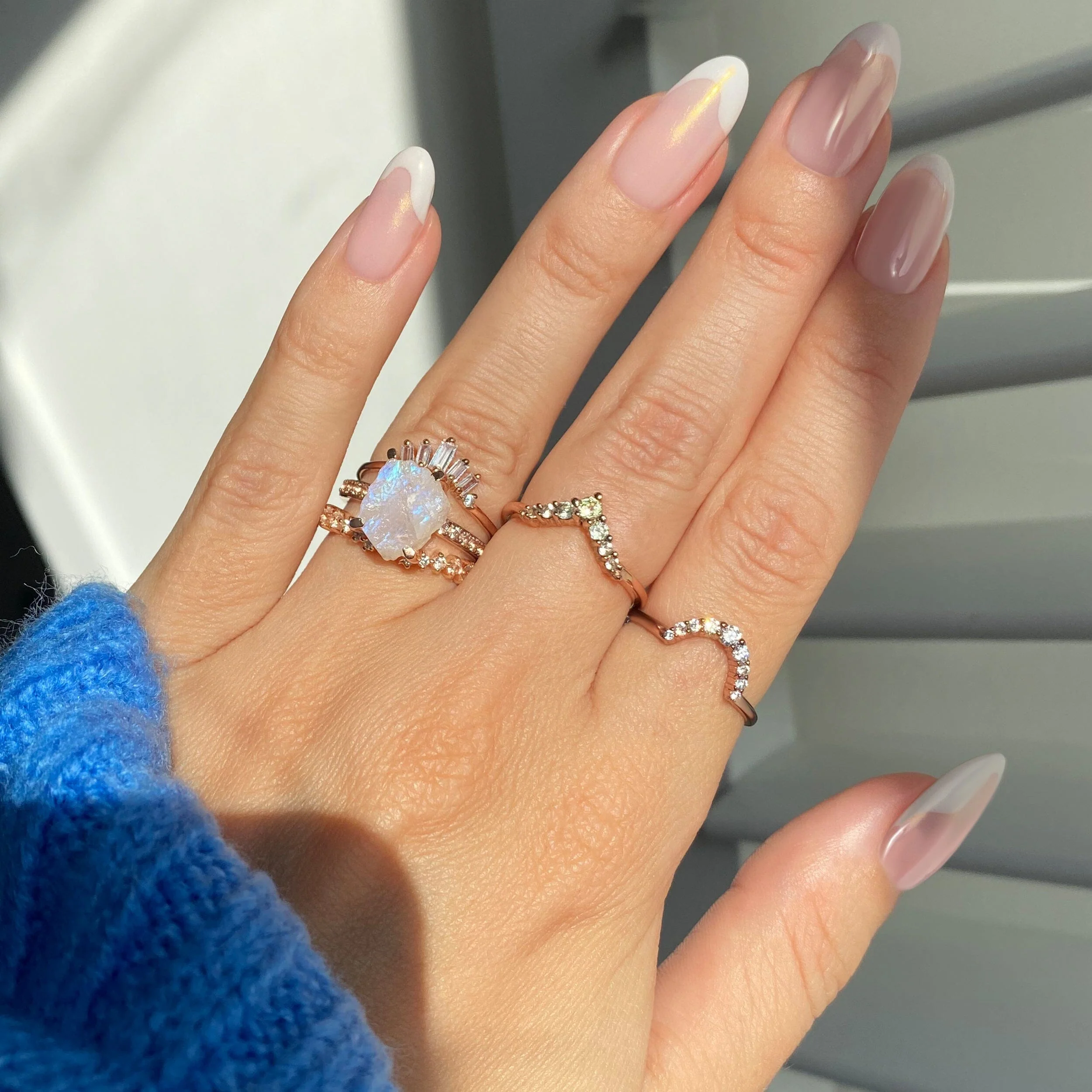 Raw Crystal Ring - Ritzy Moonstone - Image 16