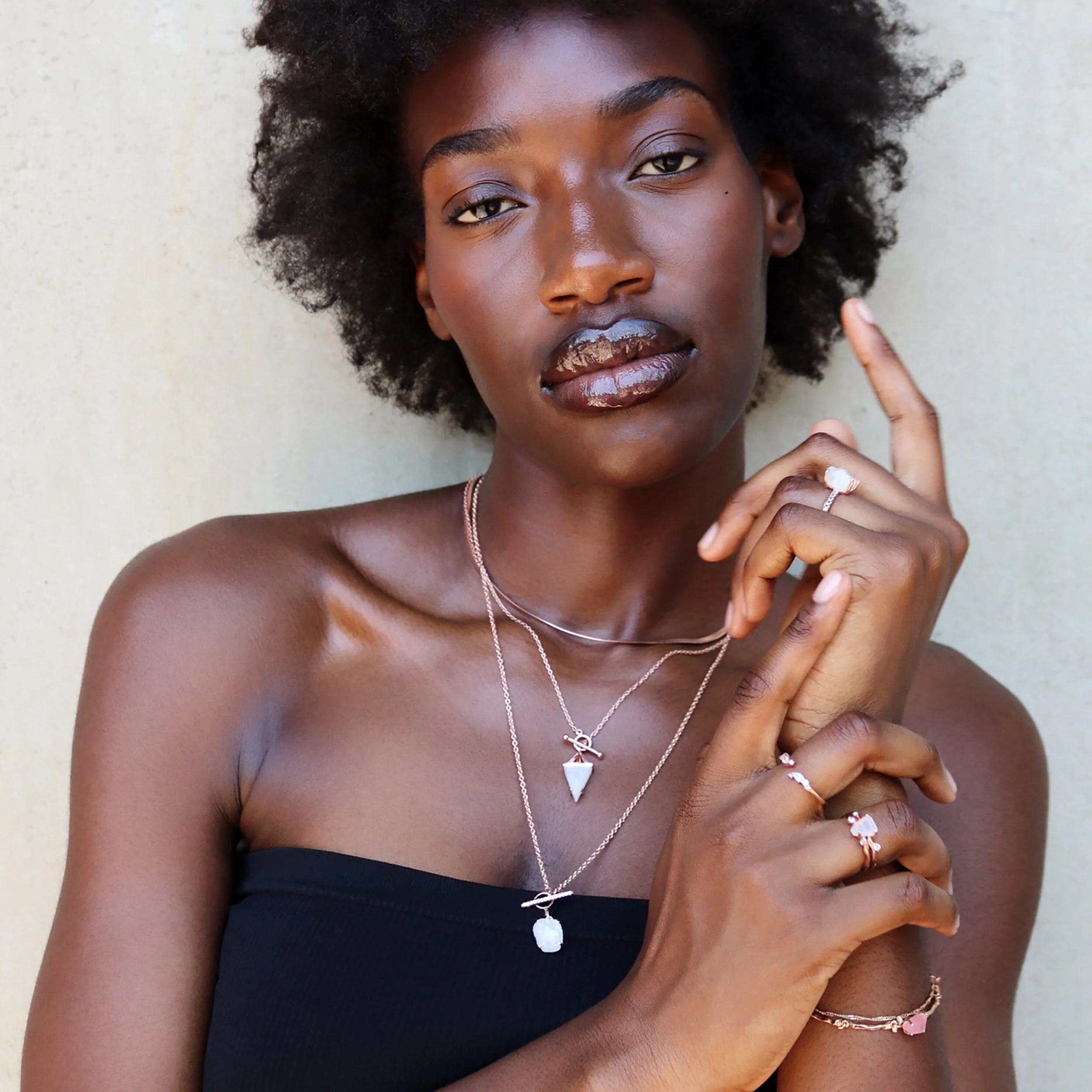 Raw Crystal Ring - Ritzy Moonstone - Image 19