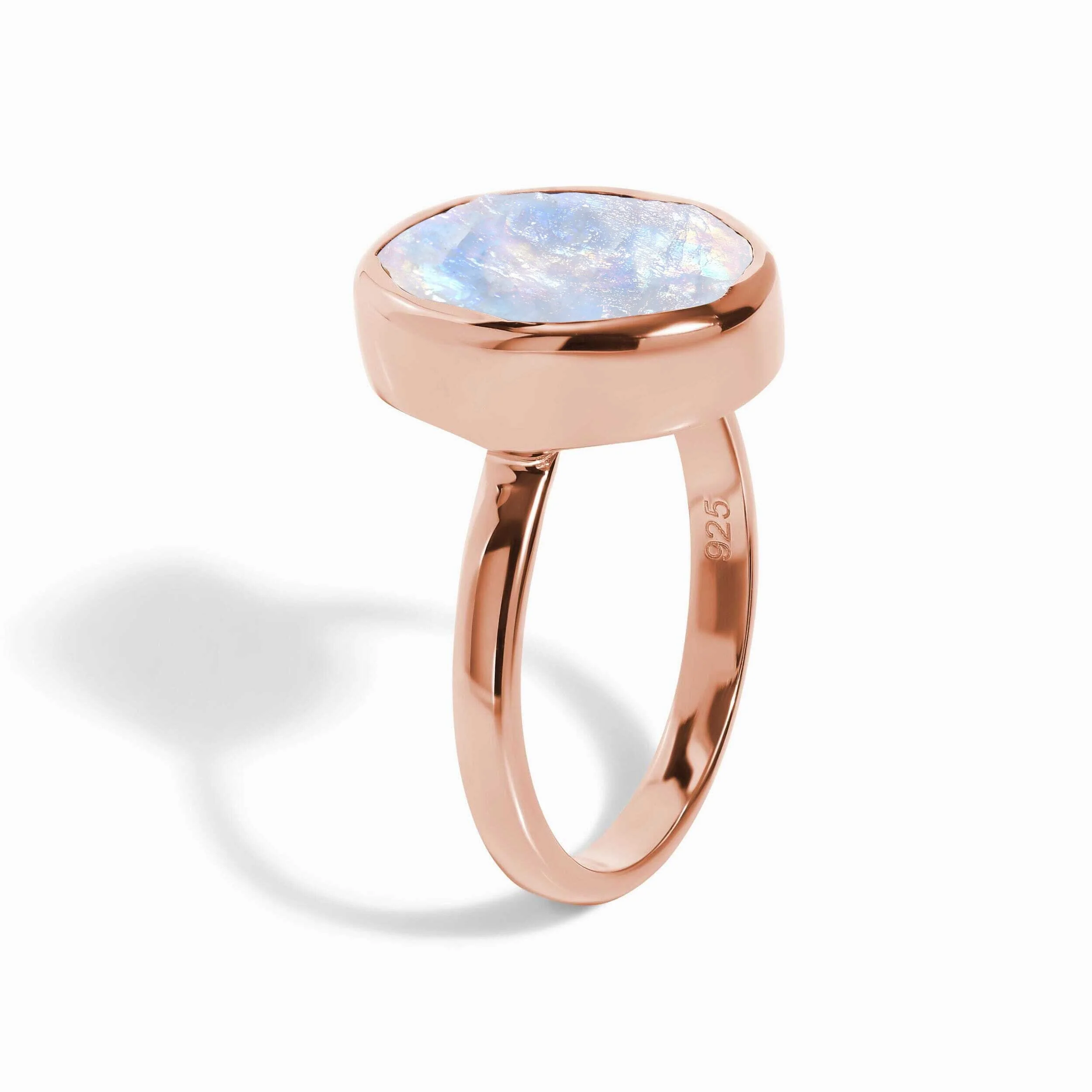 Raw Crystal Ring - Enfolded Moonstone - Image 17