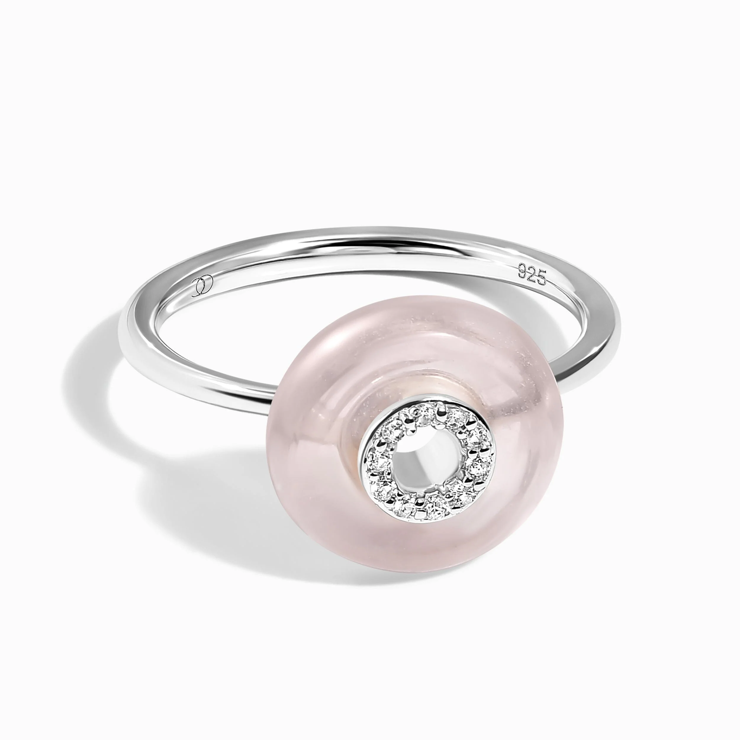 Rose Quartz Fidget Ring - Liora - Image 12