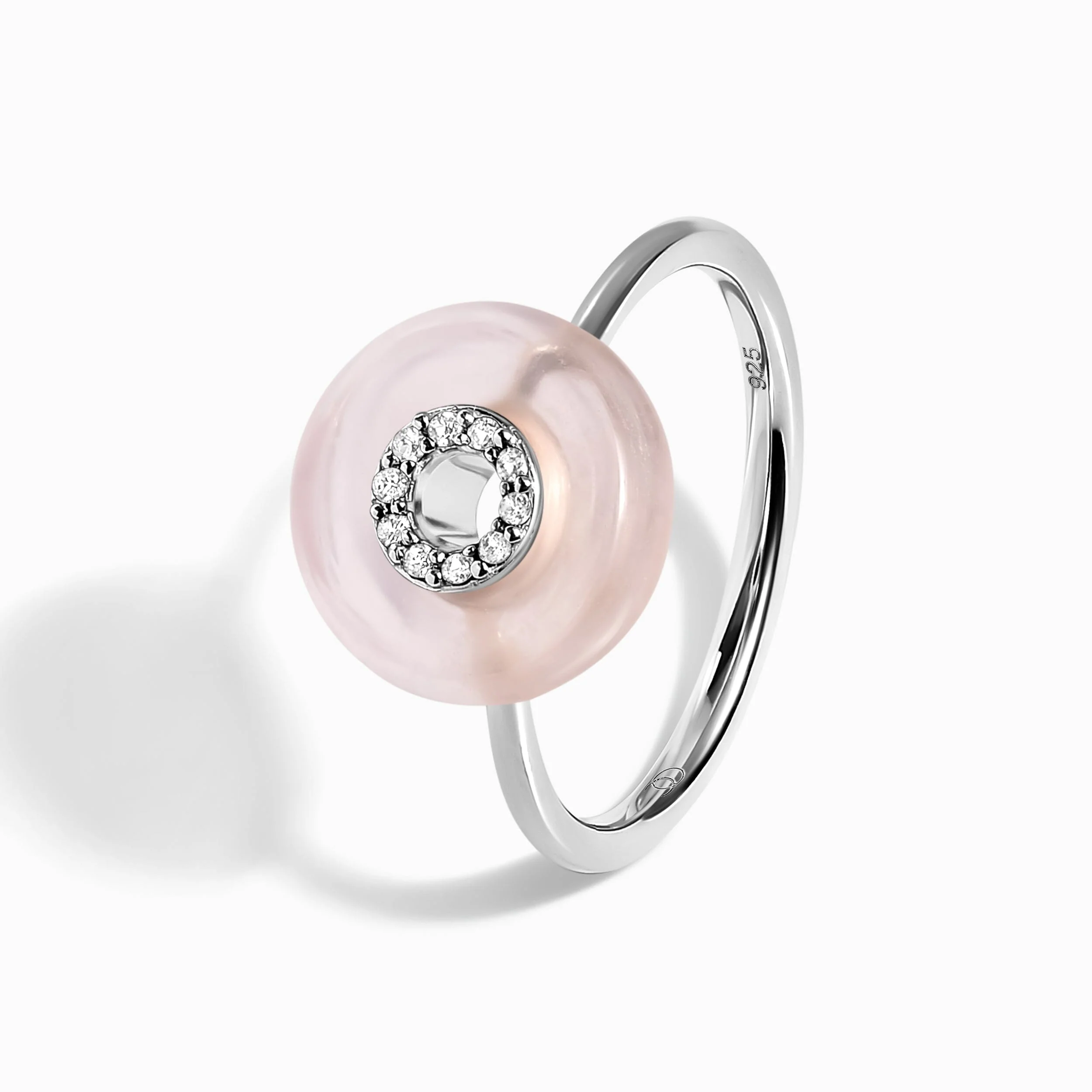 Rose Quartz Fidget Ring - Liora - Image 15