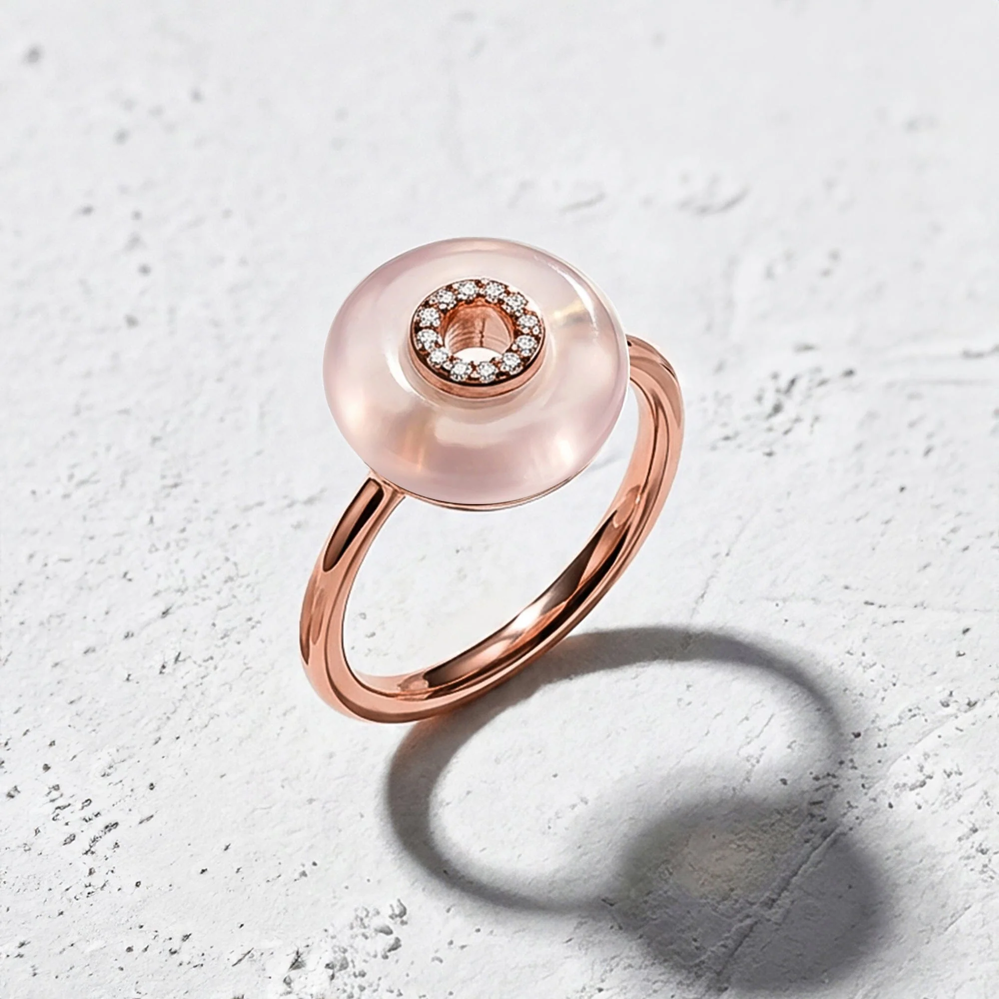 Rose Quartz Fidget Ring - Liora - Image 23