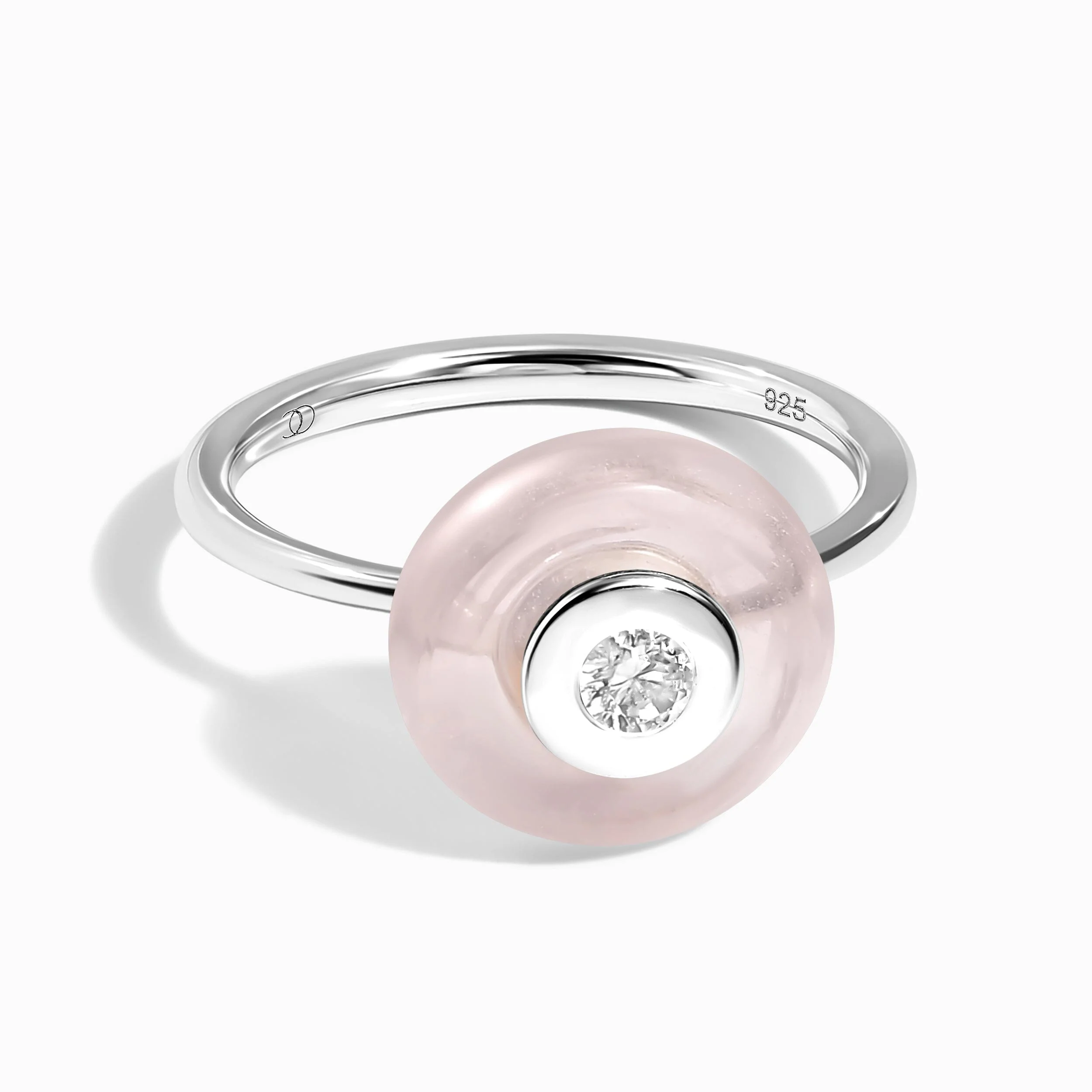 Rose Quartz Fidget Ring - Ora - Image 13