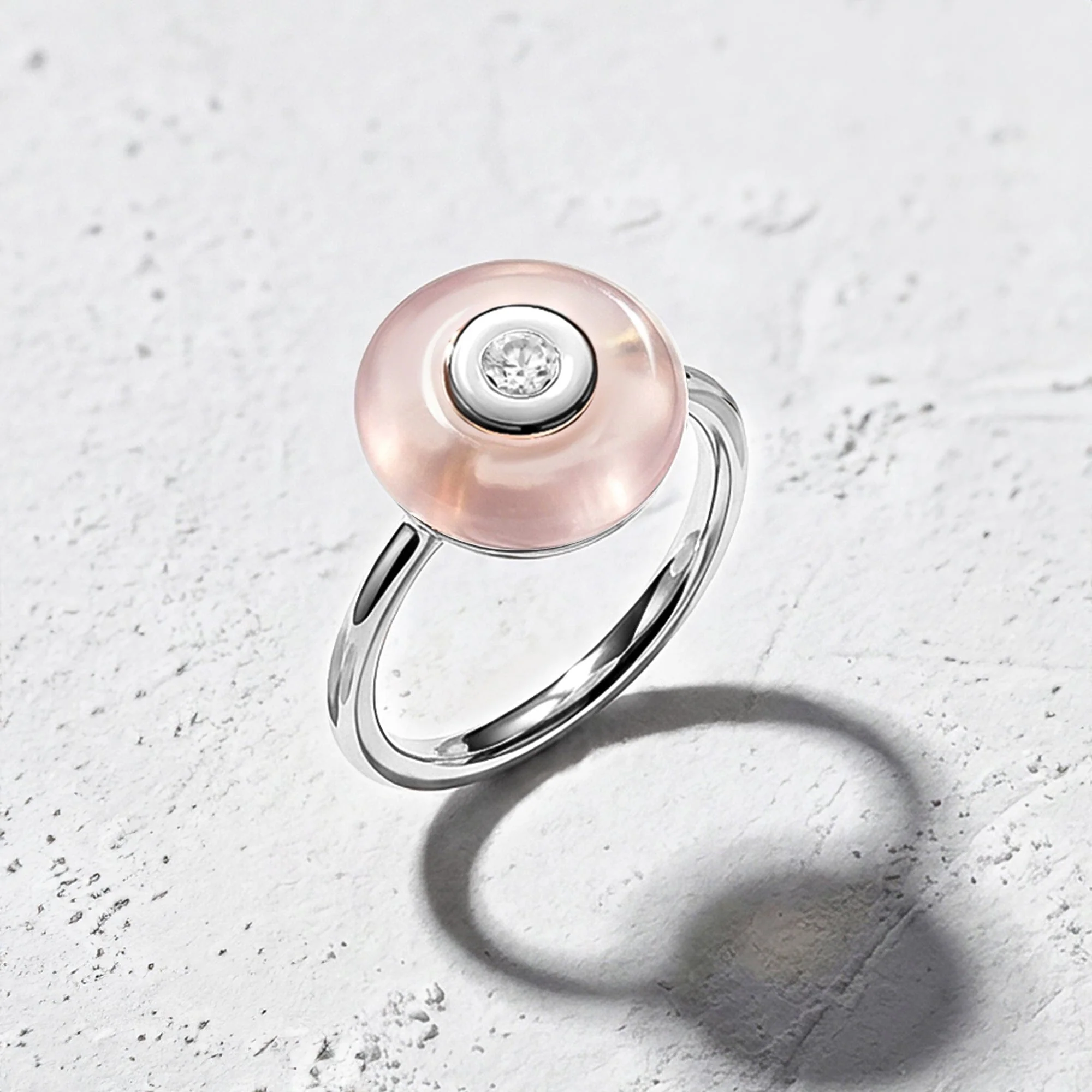 Rose Quartz Fidget Ring - Ora - Image 22