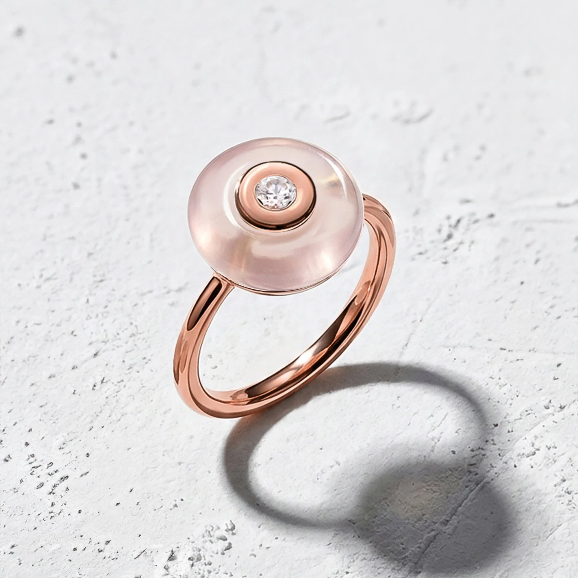 Rose Quartz Fidget Ring - Ora - Image 23