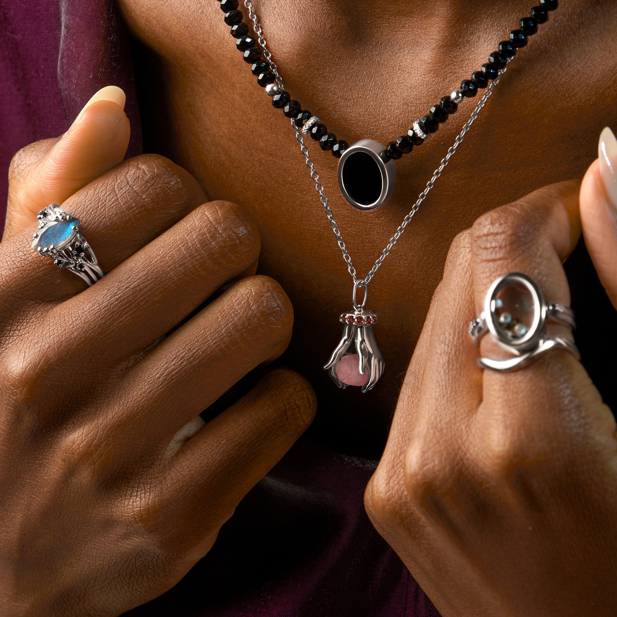 Rose Quartz Garnet - Hold The Energy - Passion - Image 12