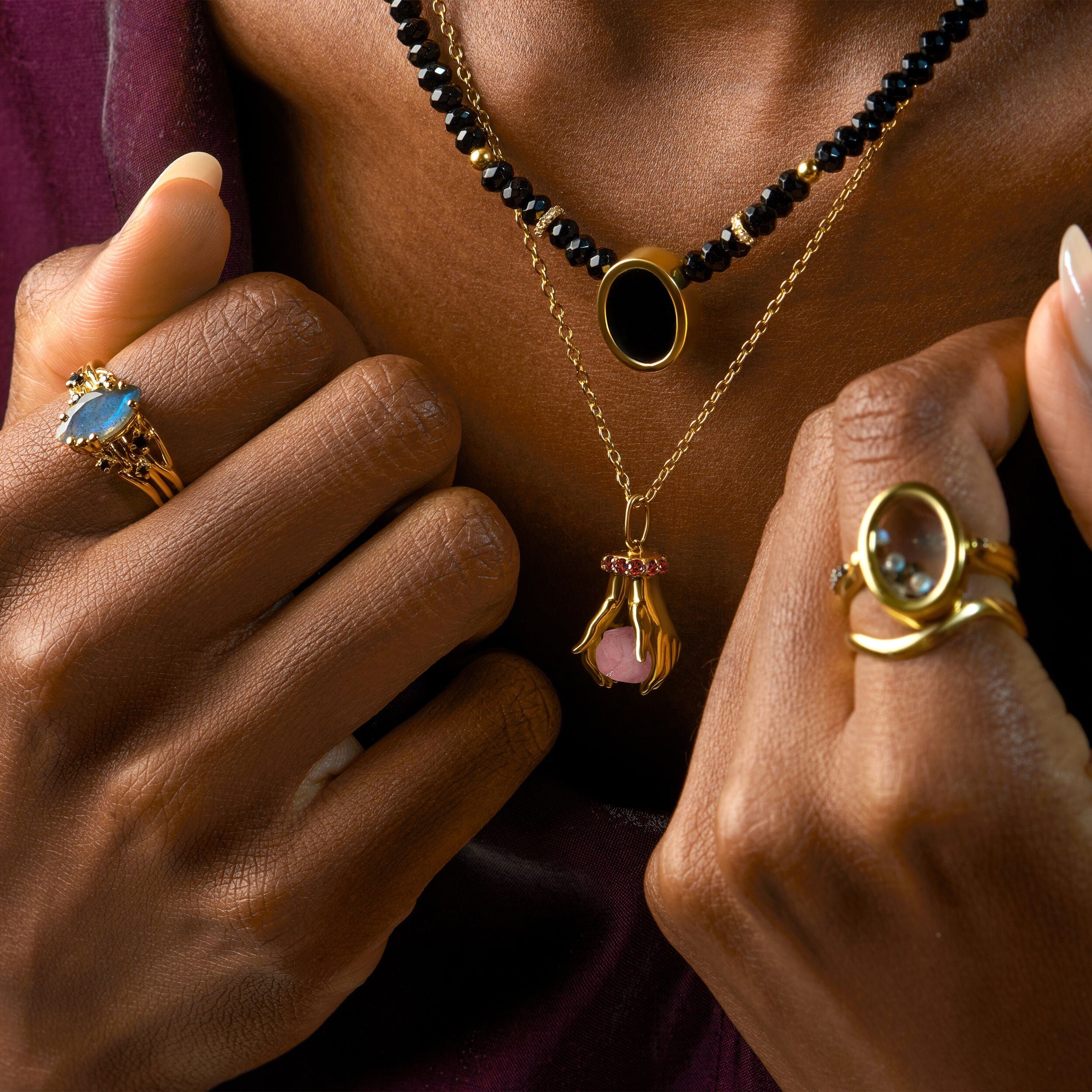 Rose Quartz Garnet - Hold The Energy - Passion - Image 14