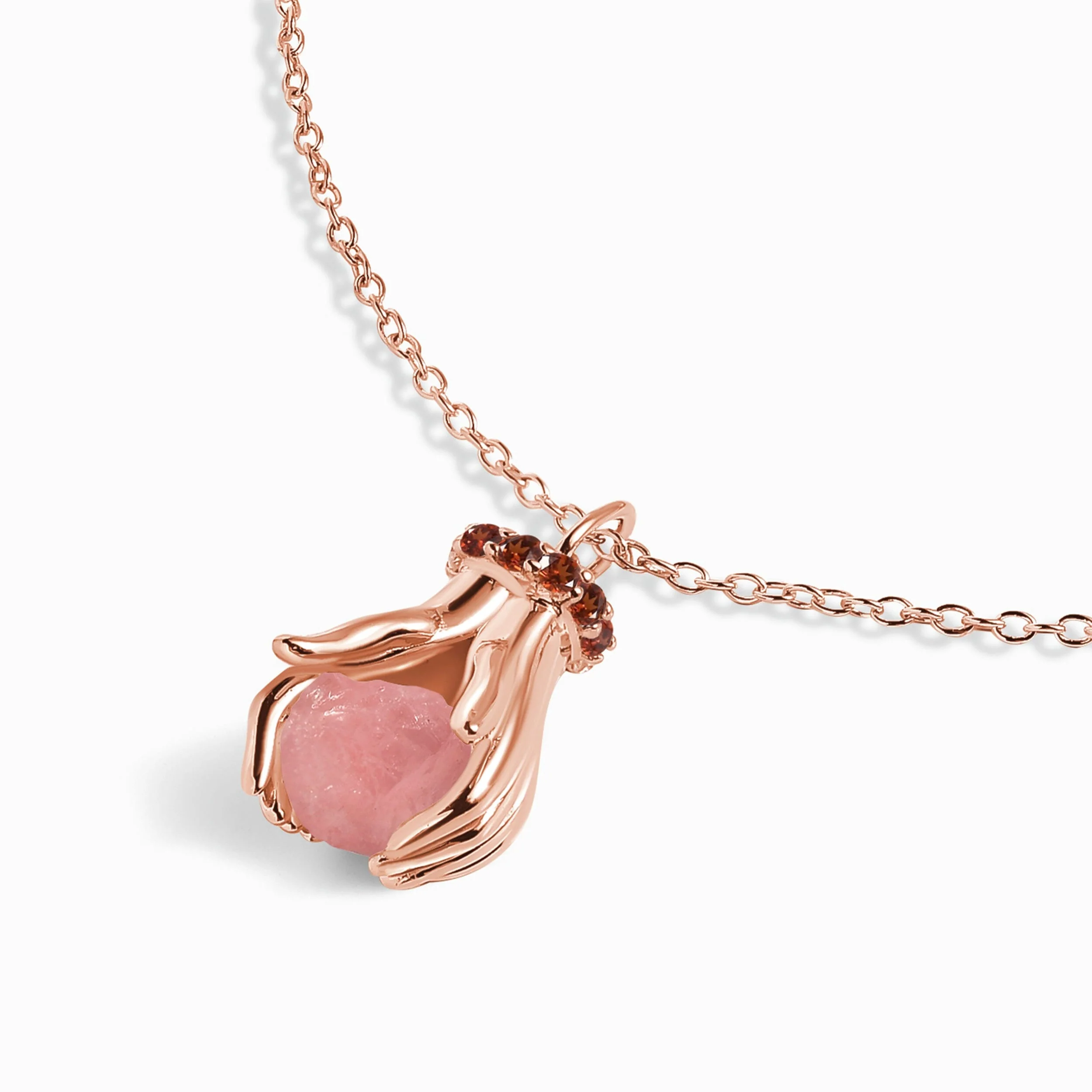 Rose Quartz Garnet - Hold The Energy - Passion - Image 4