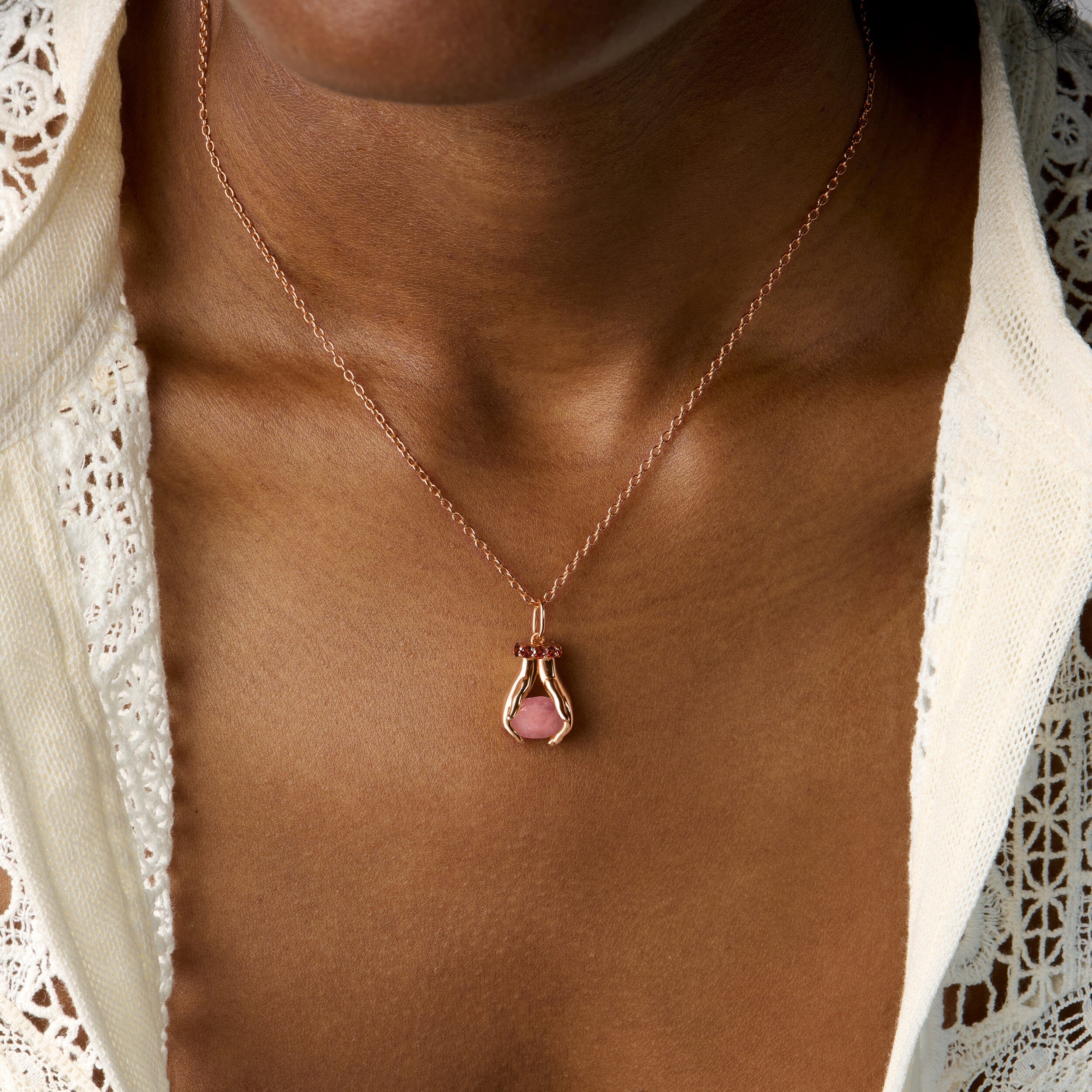 Rose Quartz Garnet - Hold The Energy - Passion - Image 5