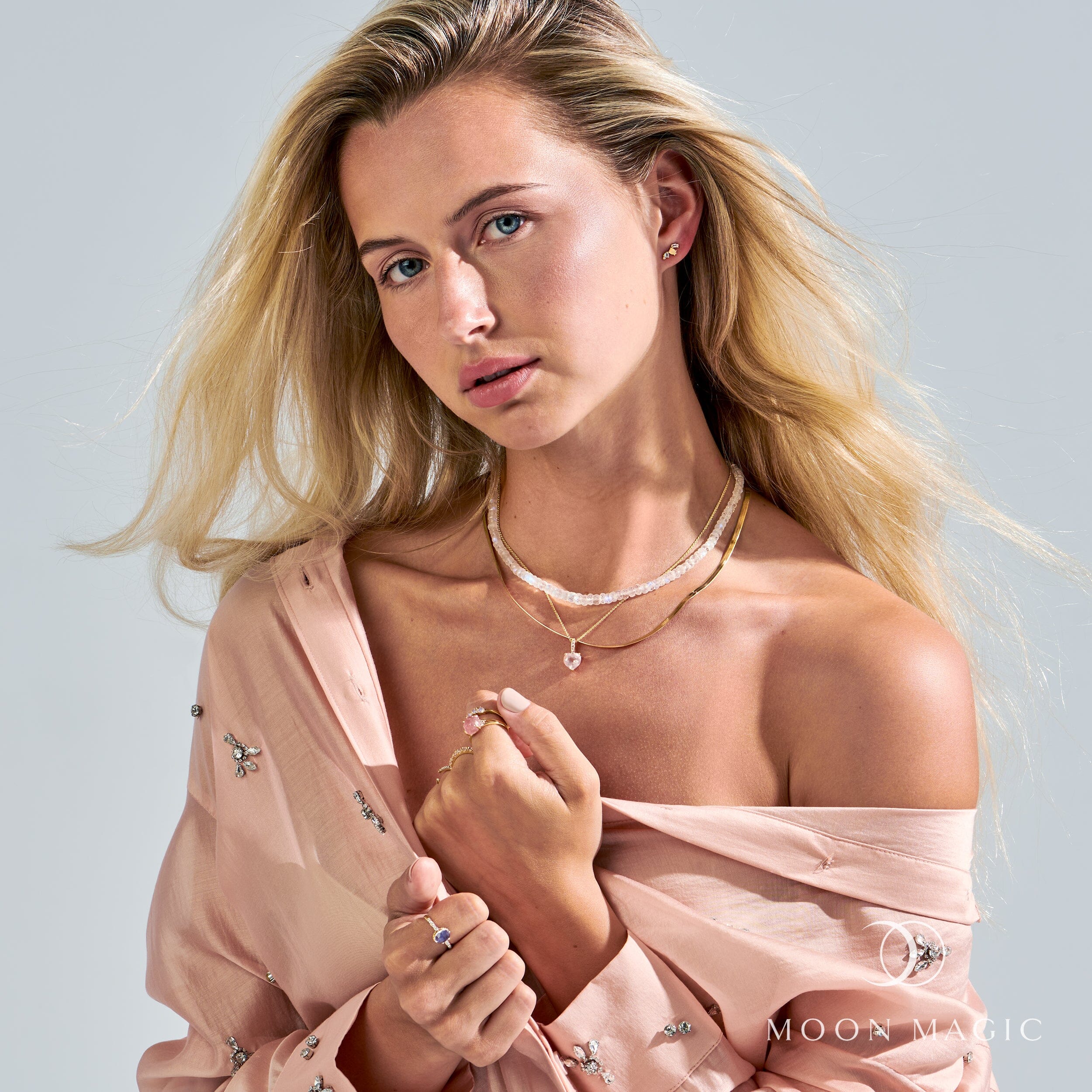 Rose Quartz Necklace - By Your Side - Image 12