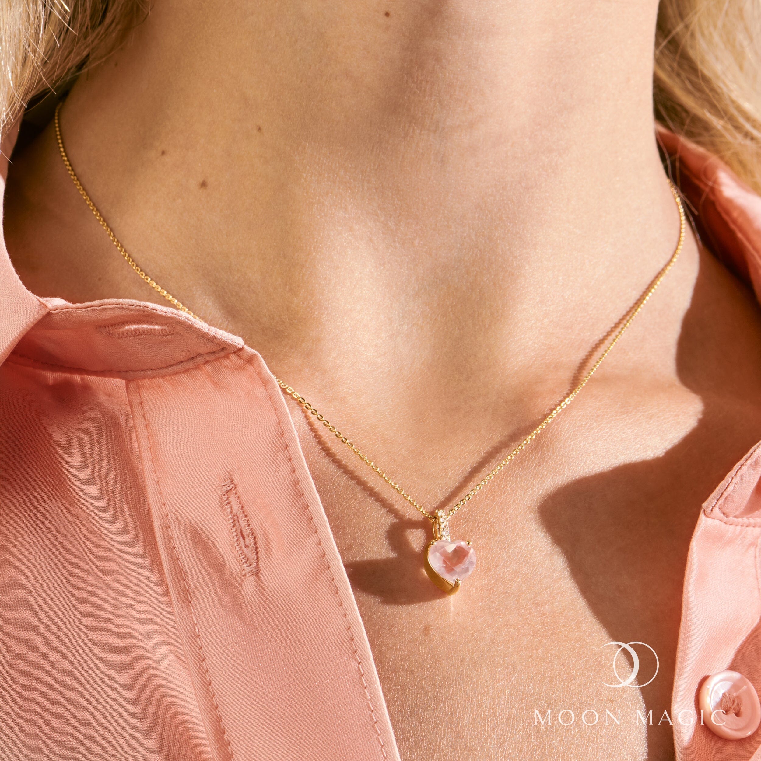 Rose Quartz Necklace - By Your Side - Image 6