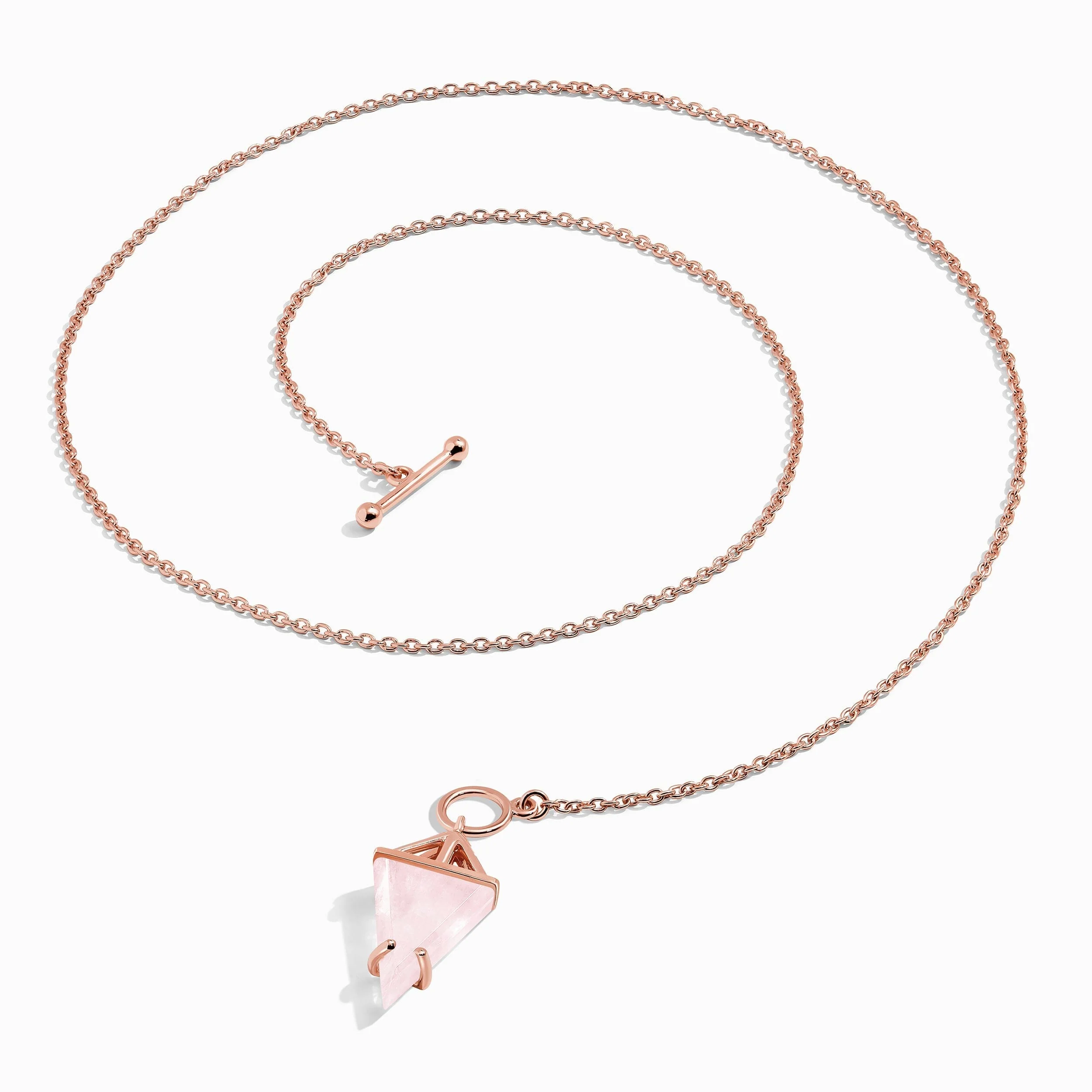 Rose Quartz Necklace - Heroine T-Lock - Image 18