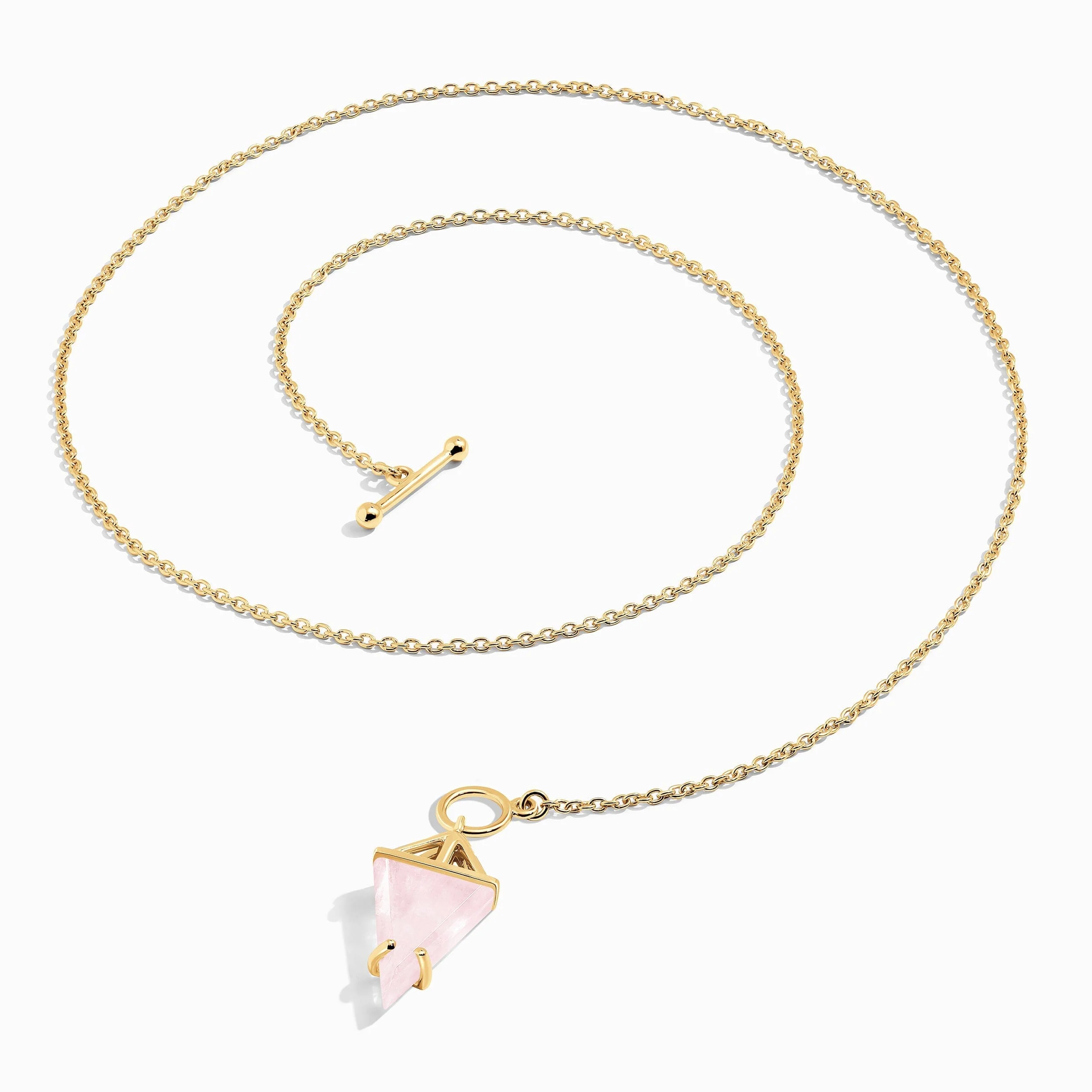 Rose Quartz Necklace - Heroine T-Lock - Image 21
